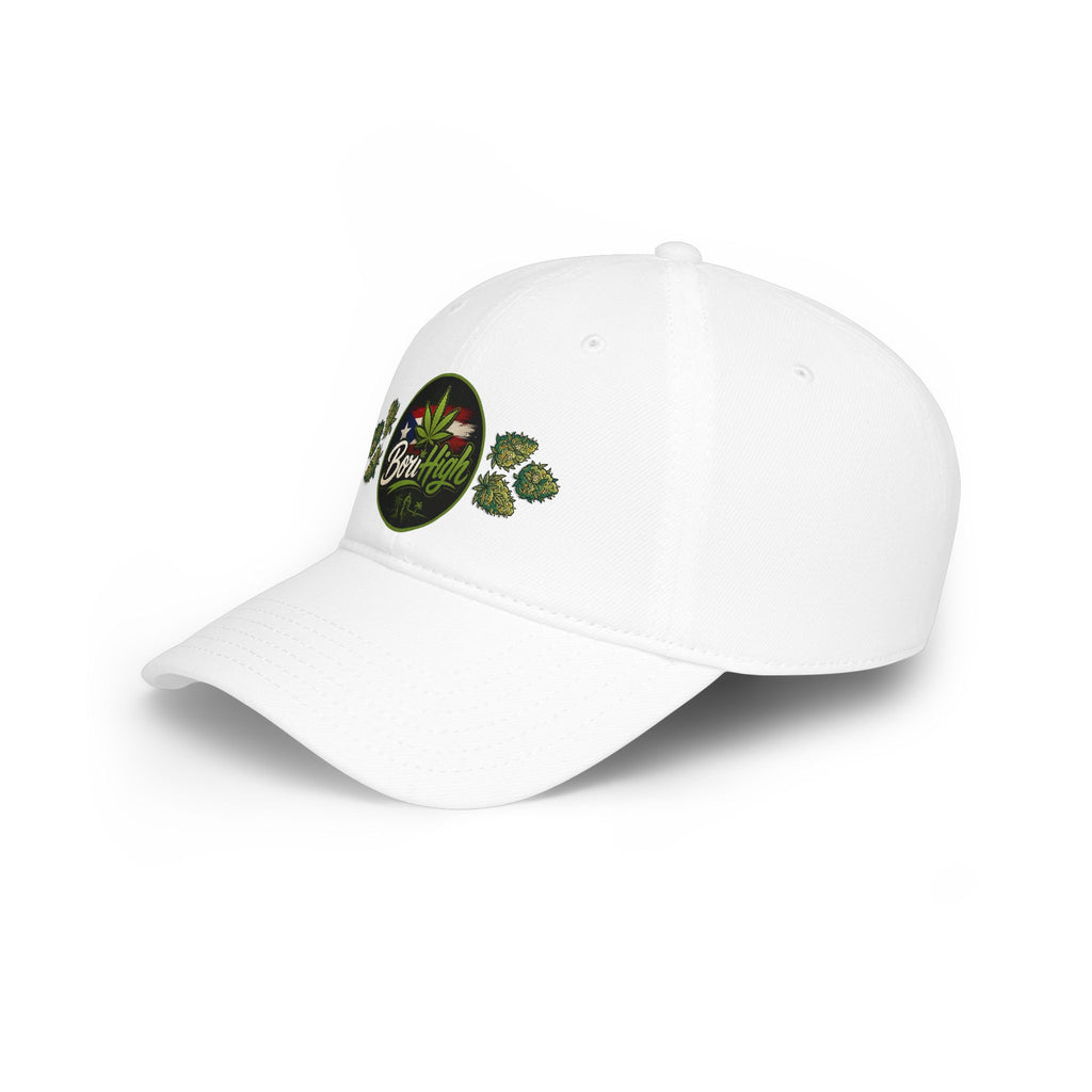 Born High Cannabis Embroidered Baseball Cap