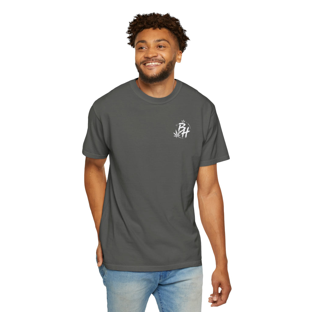 Frog Smoking Galaxy T-Shirt — 'Bonthigh' Retro Neon Graphic Tee
