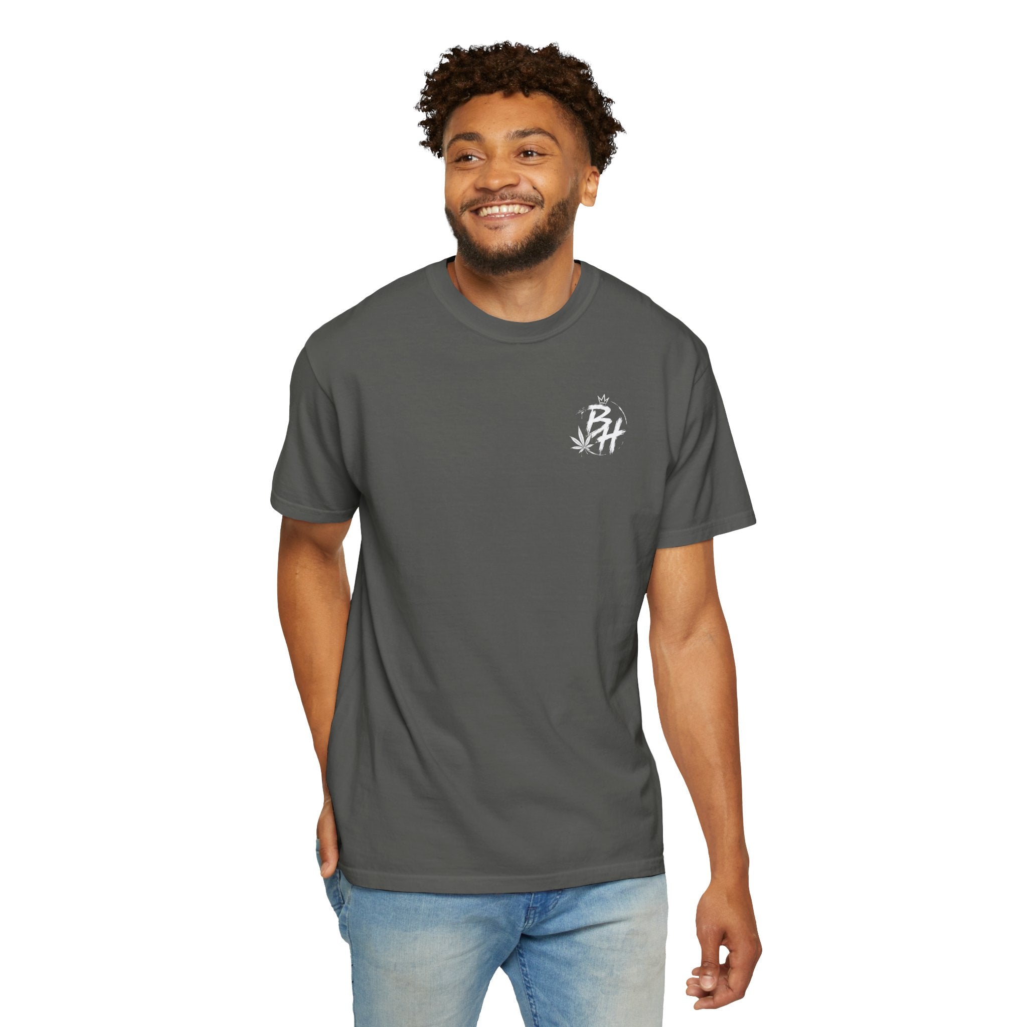 Frog Smoking Galaxy T-Shirt — 'Bonthigh' Retro Neon Graphic Tee