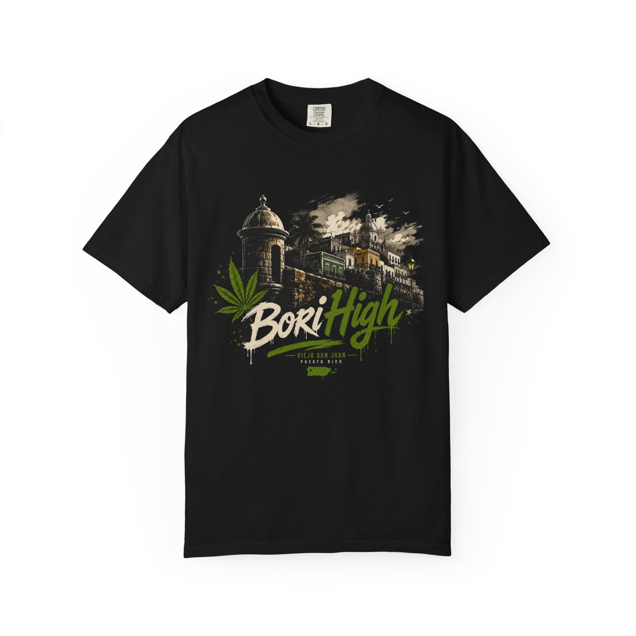 Bori High Puerto Rico Vintage Castillo Graphic T-Shirt