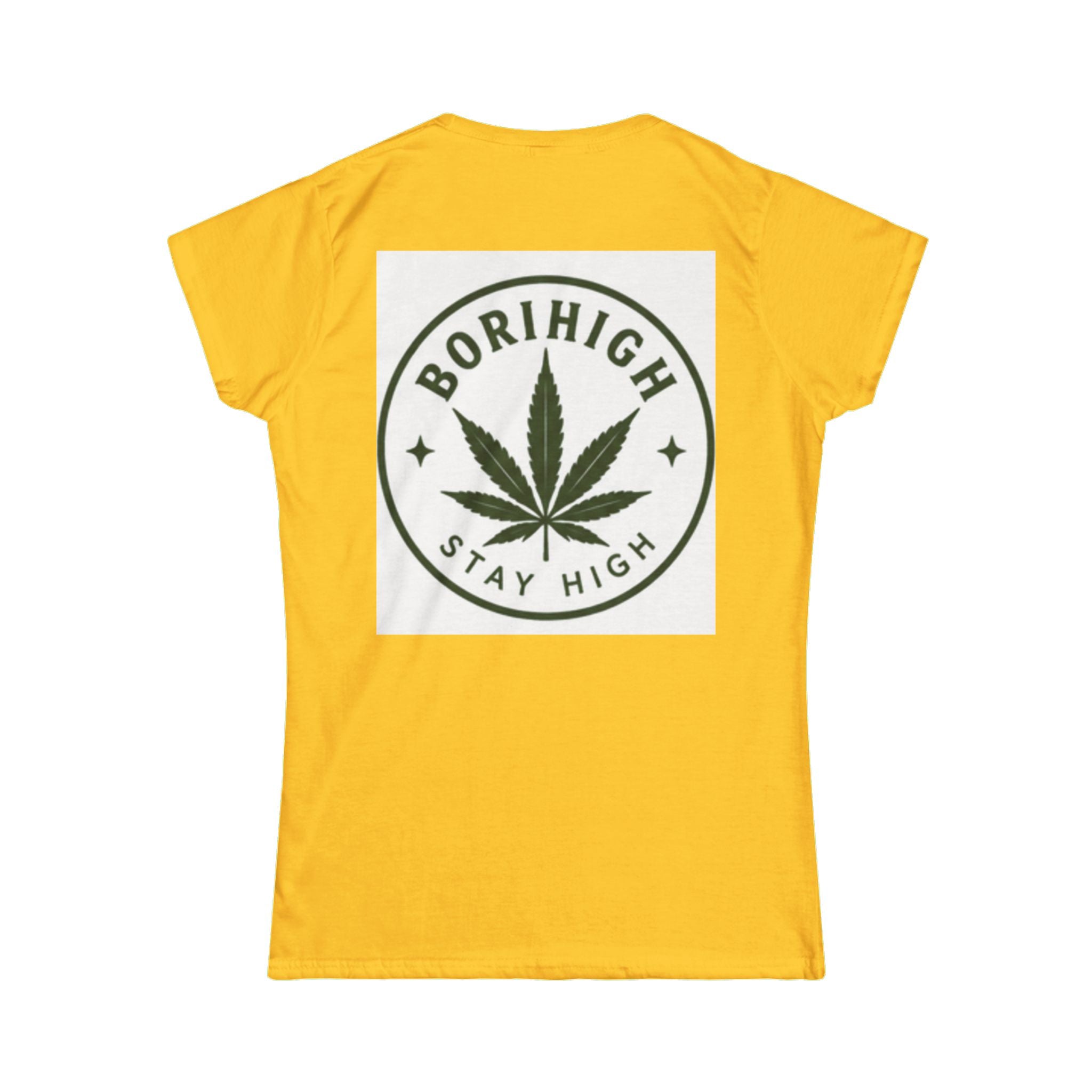 Naturally Elevated Tee — Women's Cannabis Leaf Graphic Shirt