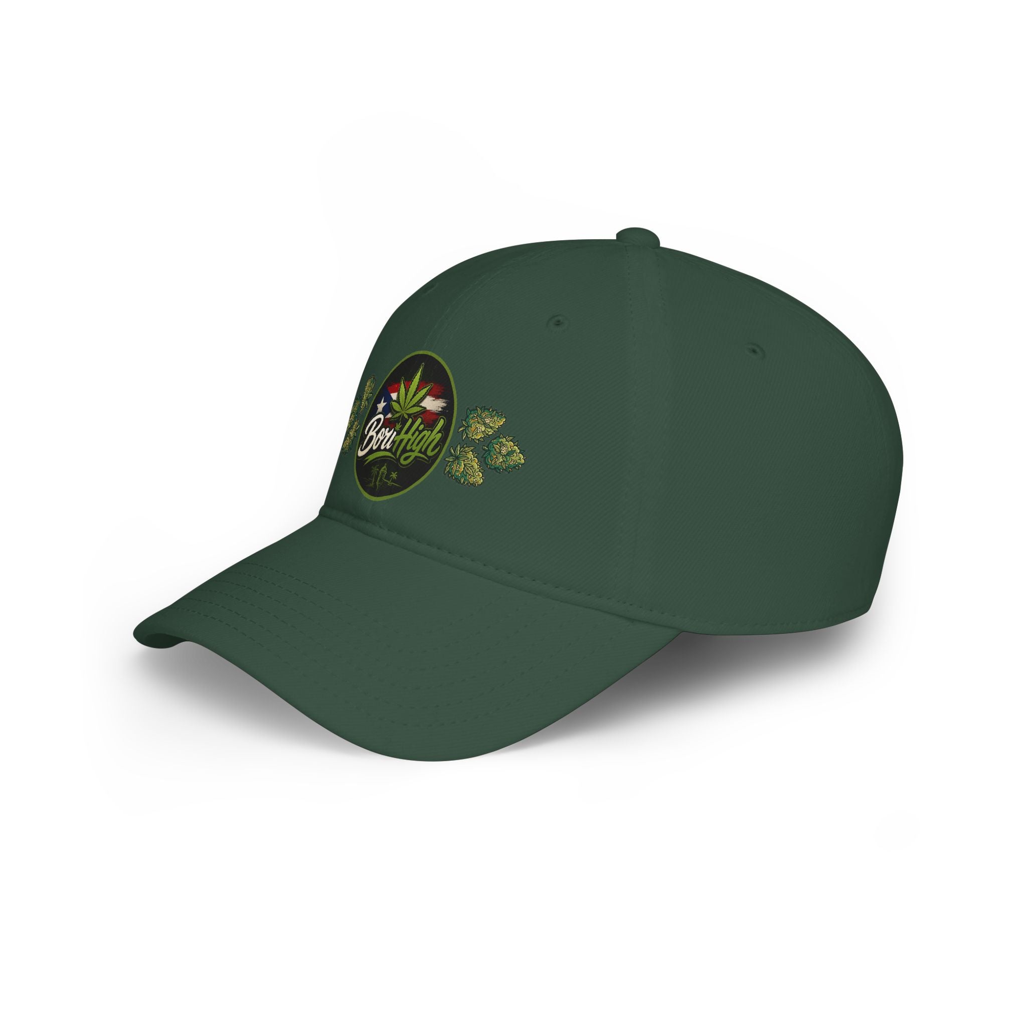 Born High Cannabis Embroidered Baseball Cap