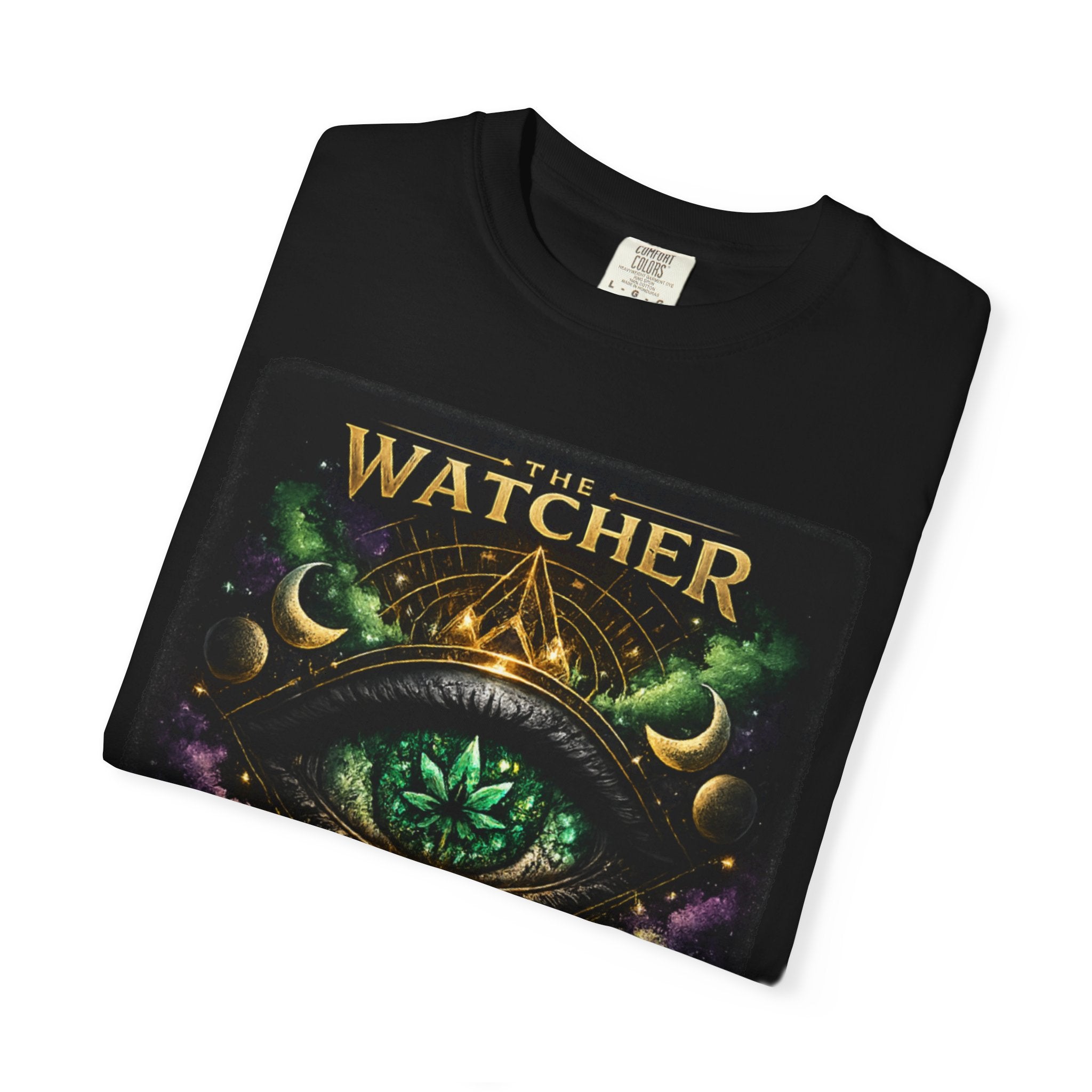 The Watcher T-Shirt — Mystical Eye Forest Graphic Tee