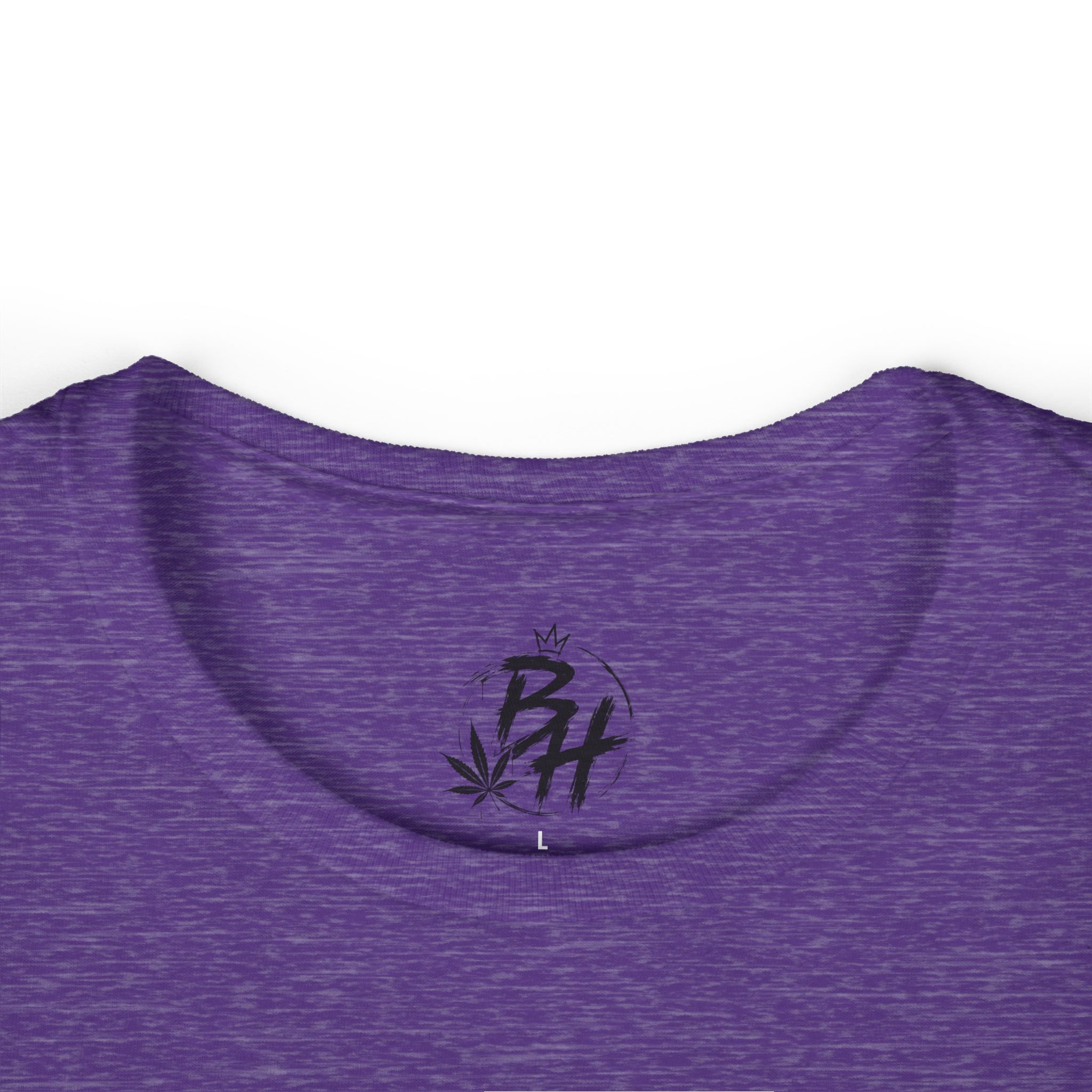 Elevated & Unbothered Women's Tee — 'BoriHigh Good Vibes' Cannabis Leaf Graphic