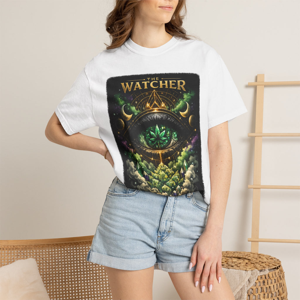 The Watcher T-Shirt — Mystical Eye Forest Graphic Tee