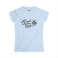 Good Vibes Only Tee — Women's Cannabis Leaf Graphic Shirt