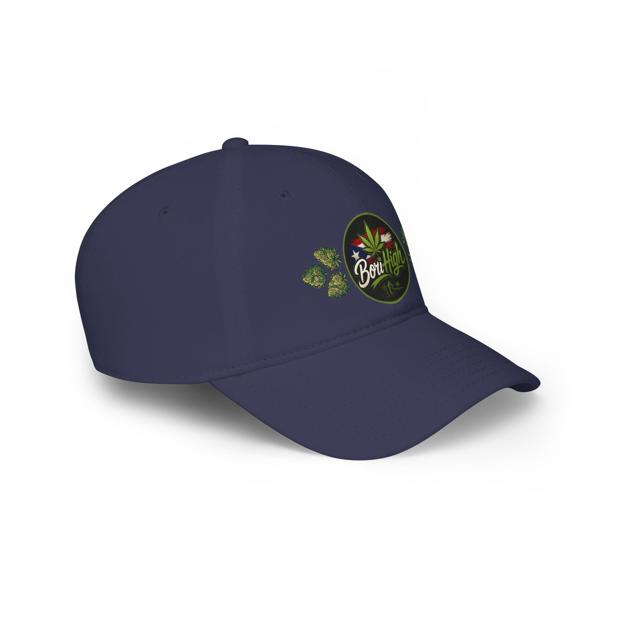 Born High Cannabis Embroidered Baseball Cap