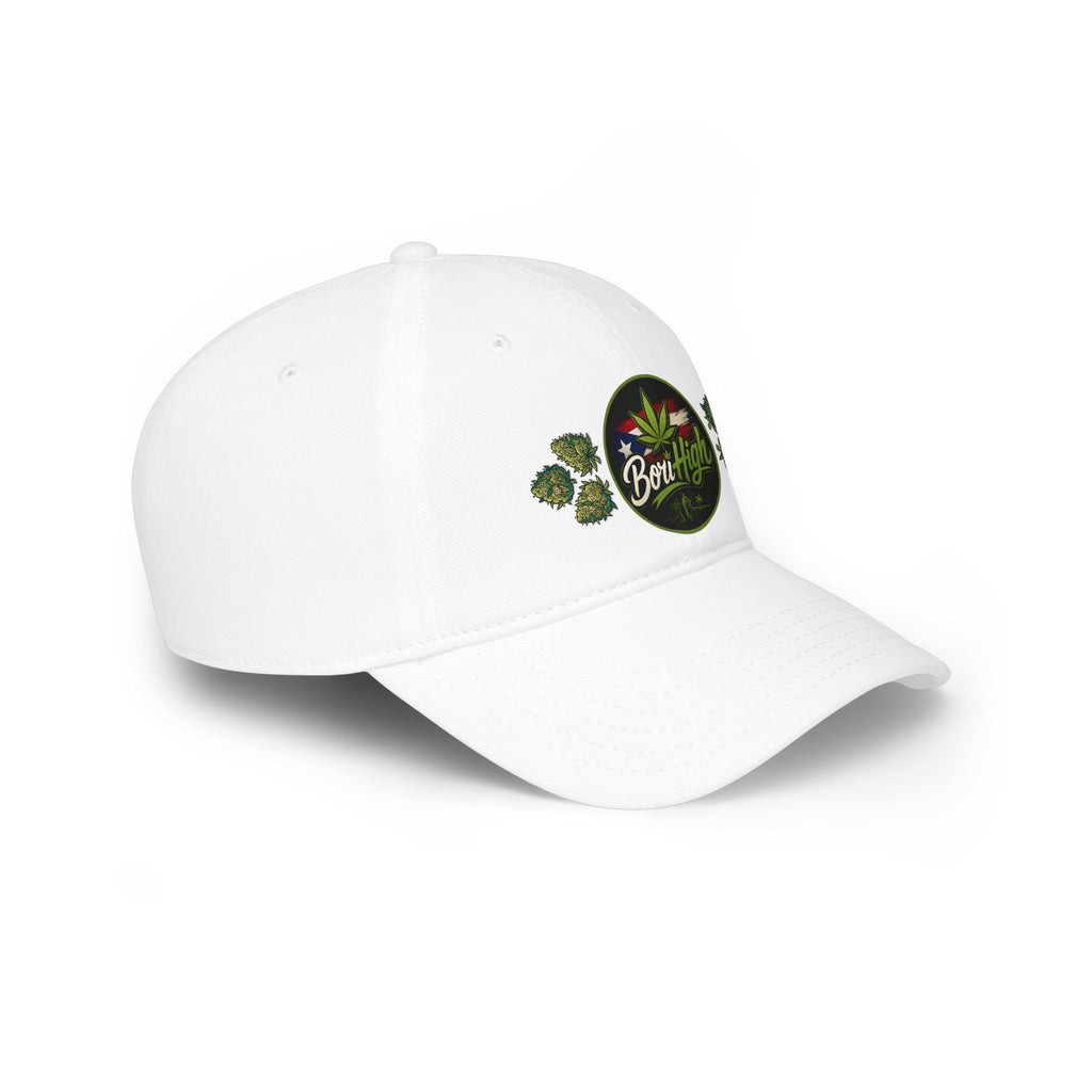 Born High Cannabis Embroidered Baseball Cap