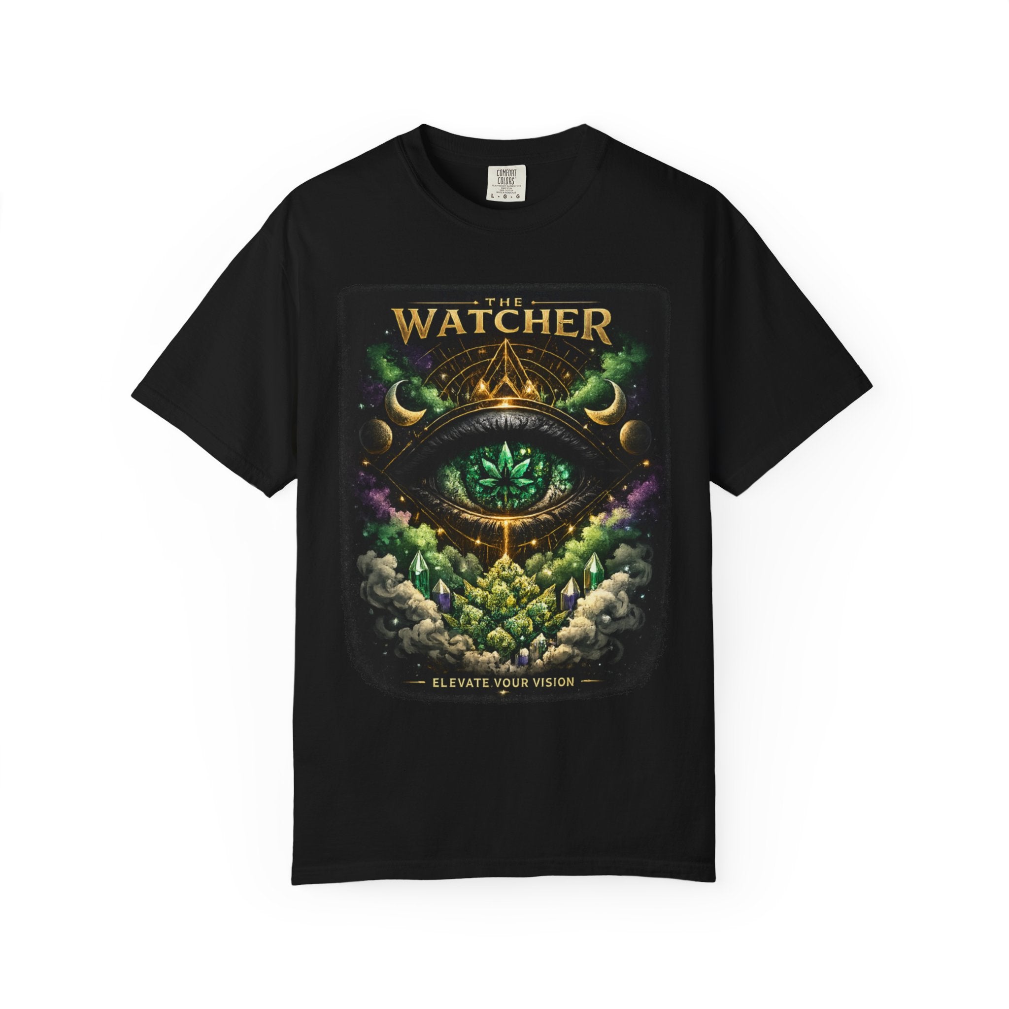The Watcher T-Shirt — Mystical Eye Forest Graphic Tee