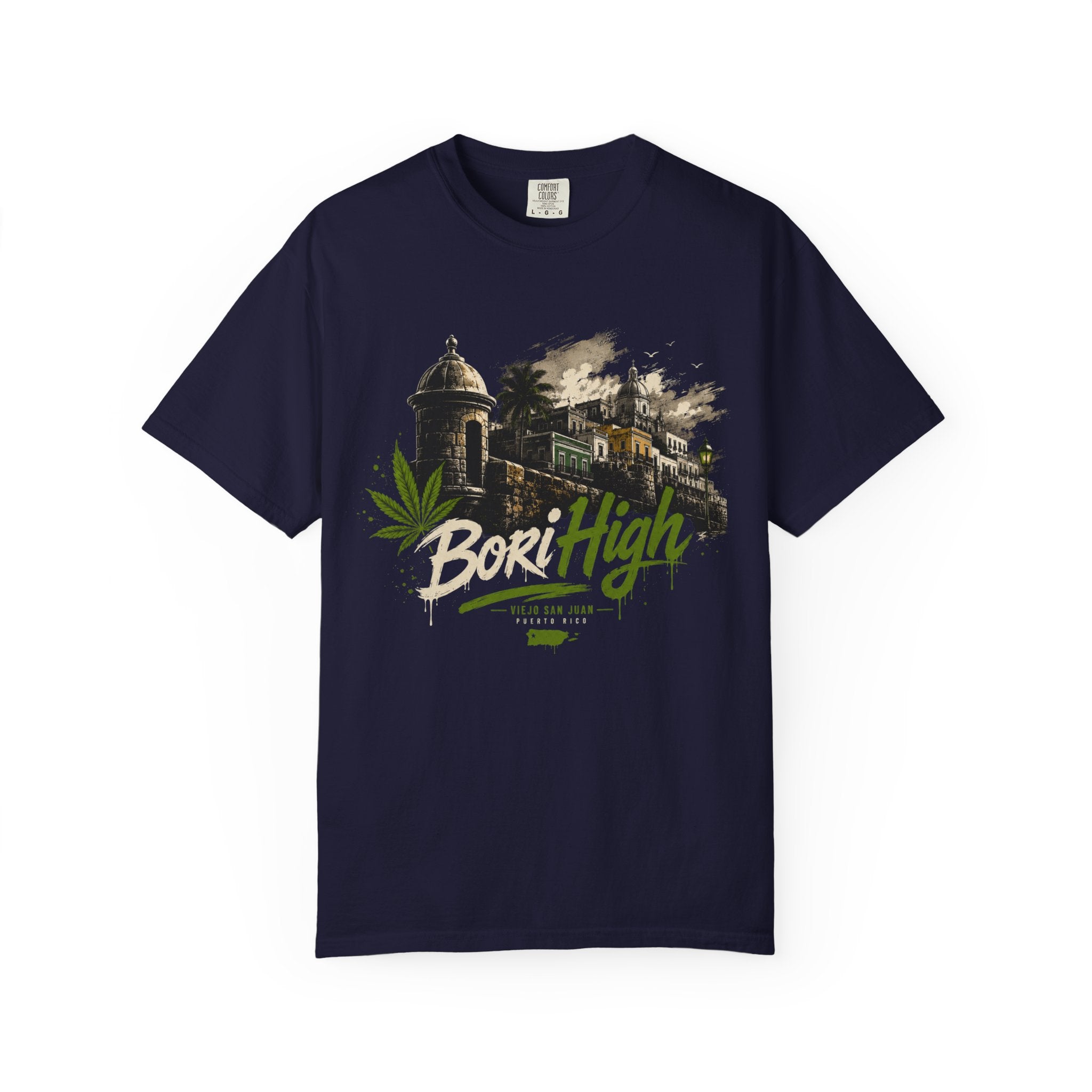Bori High Puerto Rico Vintage Castillo Graphic T-Shirt