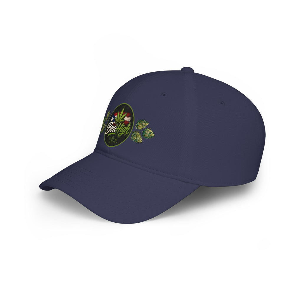 Born High Cannabis Embroidered Baseball Cap