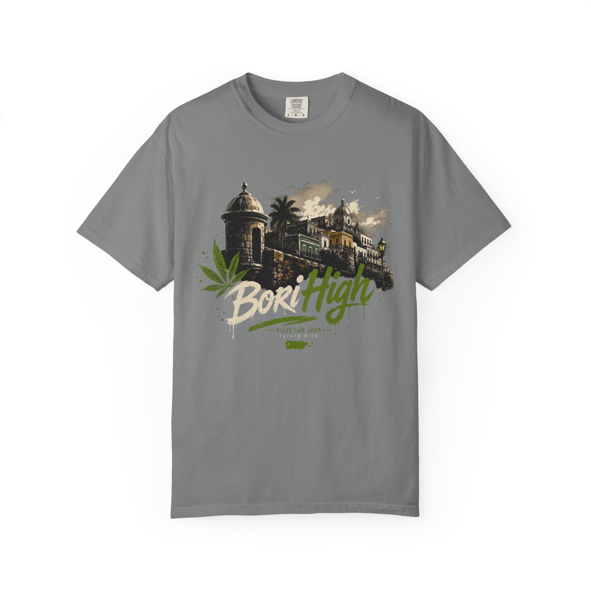 Bori High Puerto Rico Vintage Castillo Graphic T-Shirt