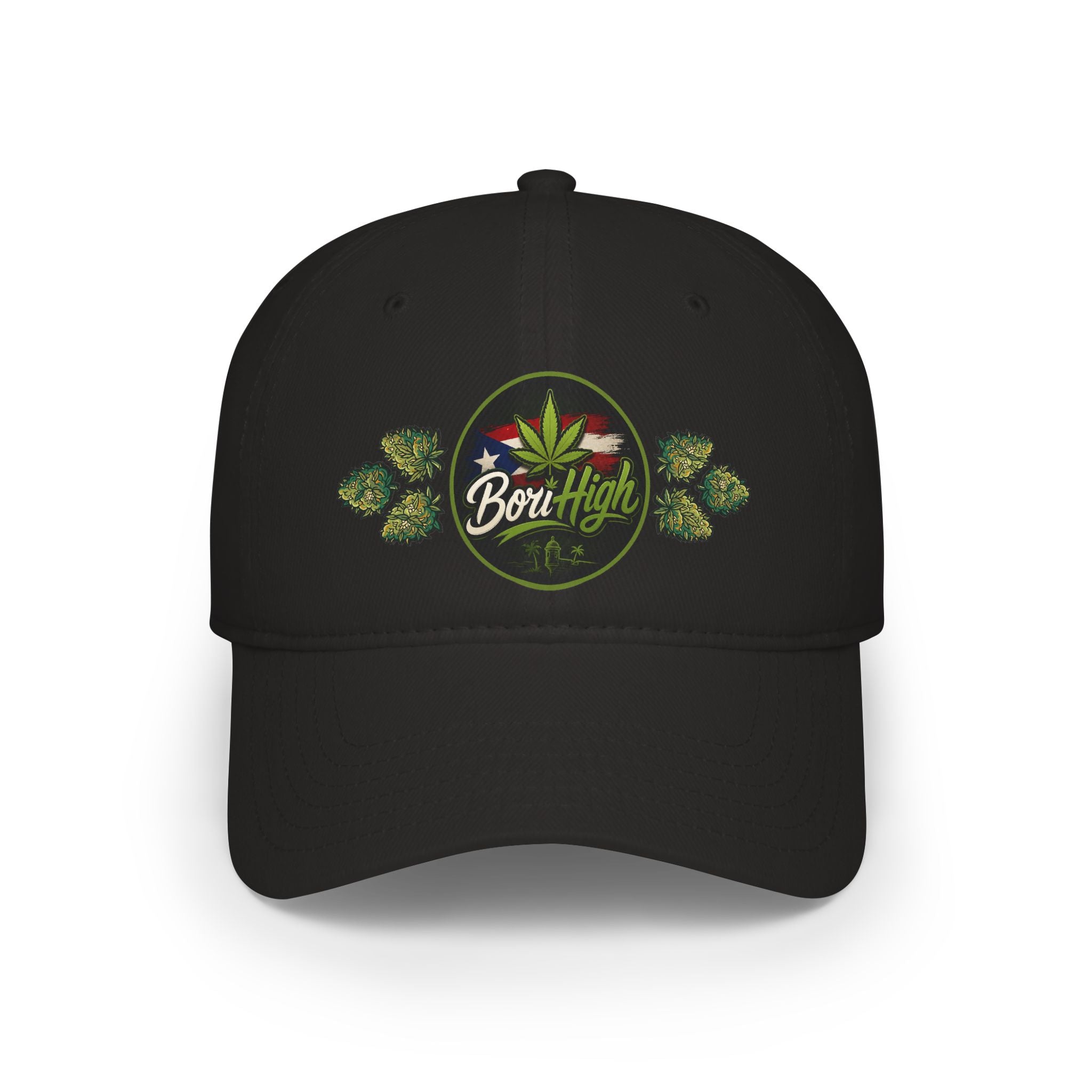 Born High Cannabis Embroidered Baseball Cap