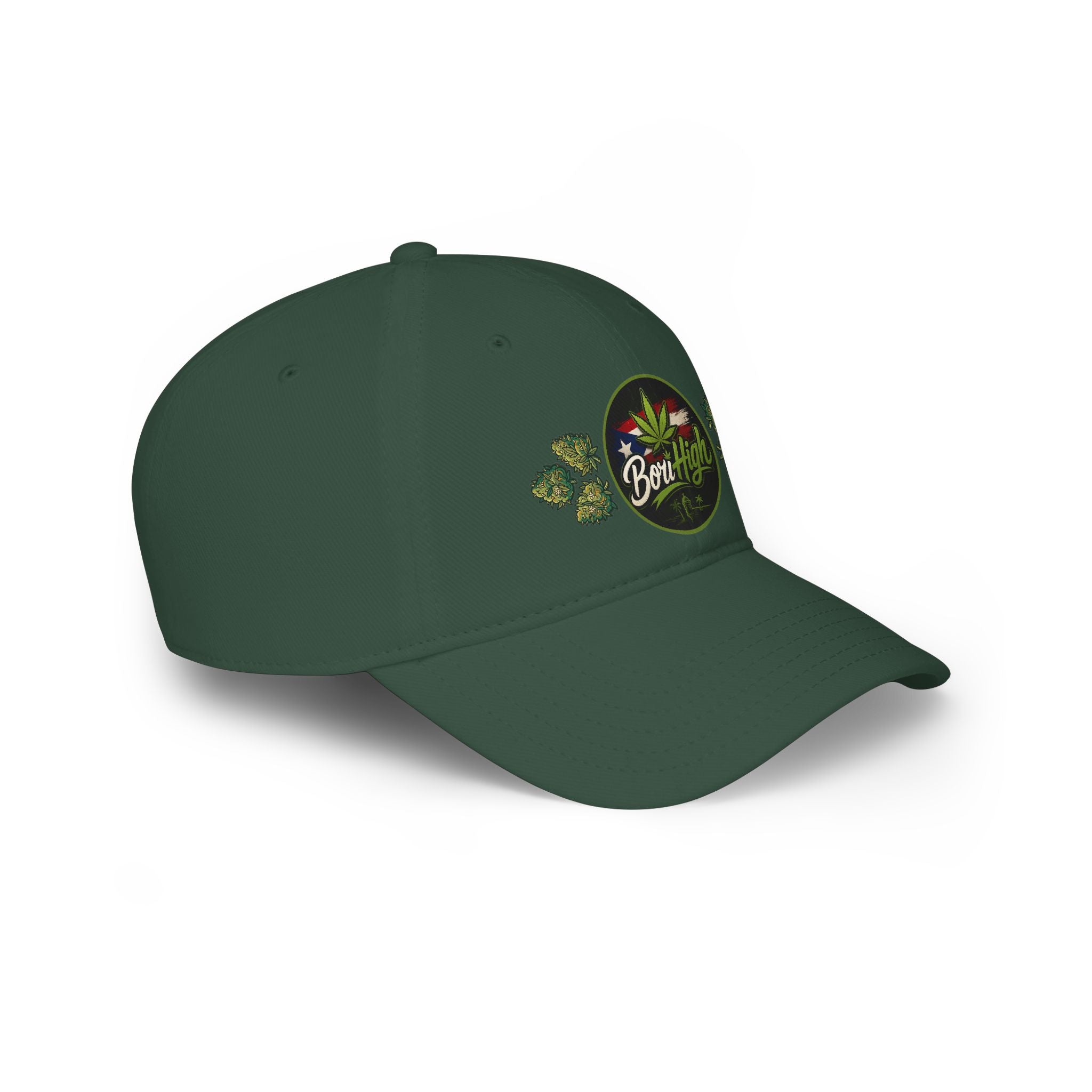 Born High Cannabis Embroidered Baseball Cap