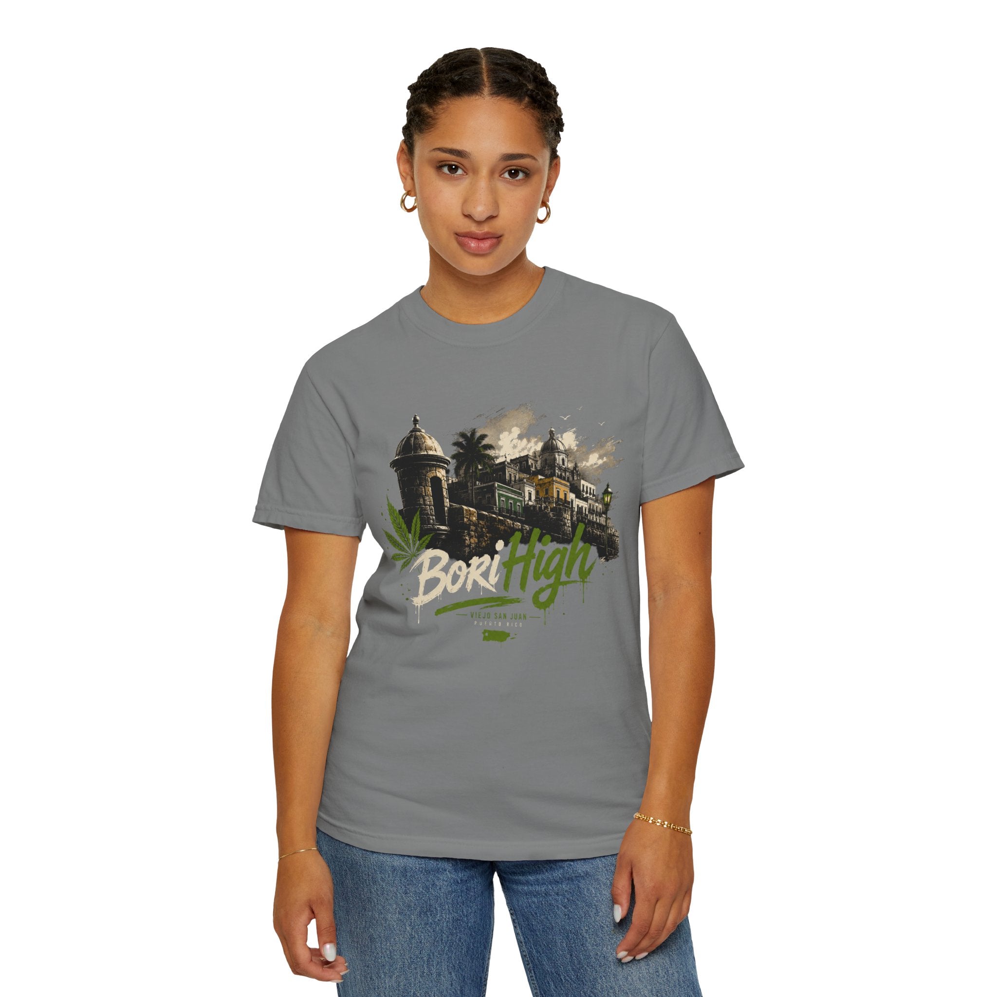 Bori High Puerto Rico Vintage Castillo Graphic T-Shirt