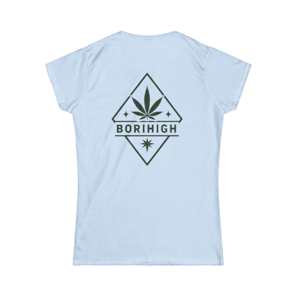 Good Vibes Only Tee — Women's Cannabis Leaf Graphic Shirt