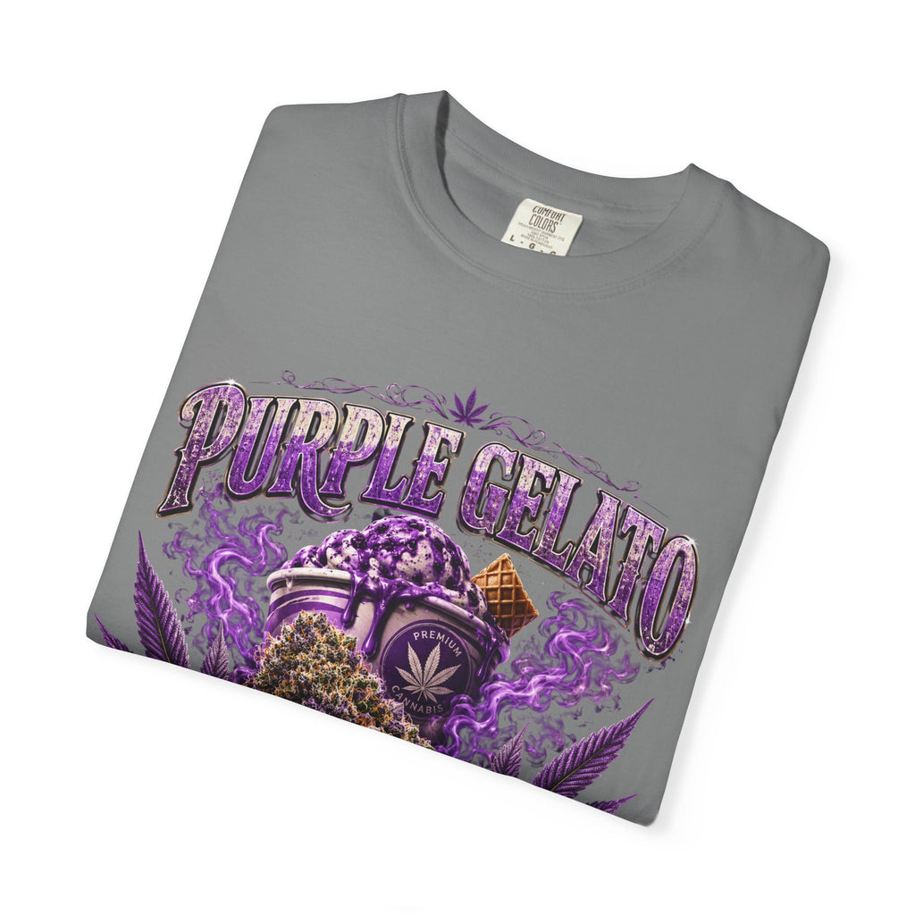 T-Shirt — "Purple Gelato" Cannabis Graphic Tee