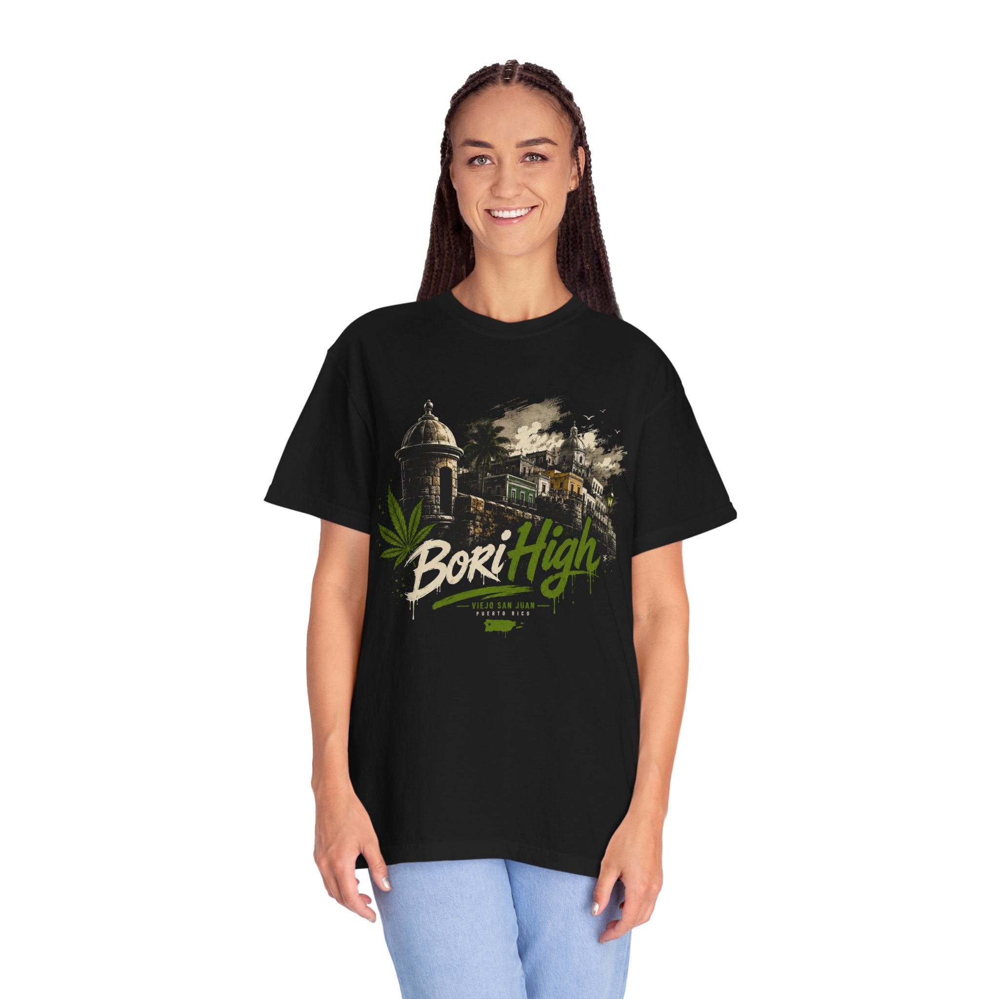 Bori High Puerto Rico Vintage Castillo Graphic T-Shirt