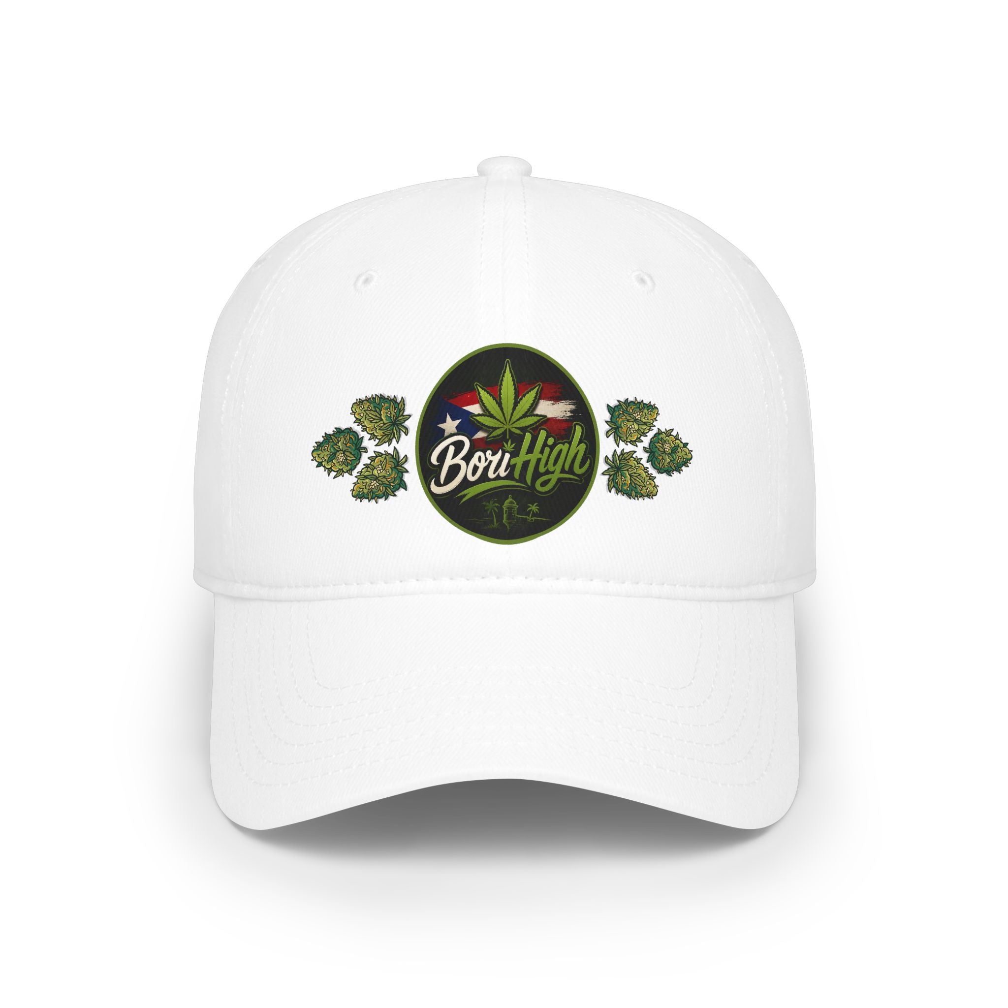 Born High Cannabis Embroidered Baseball Cap