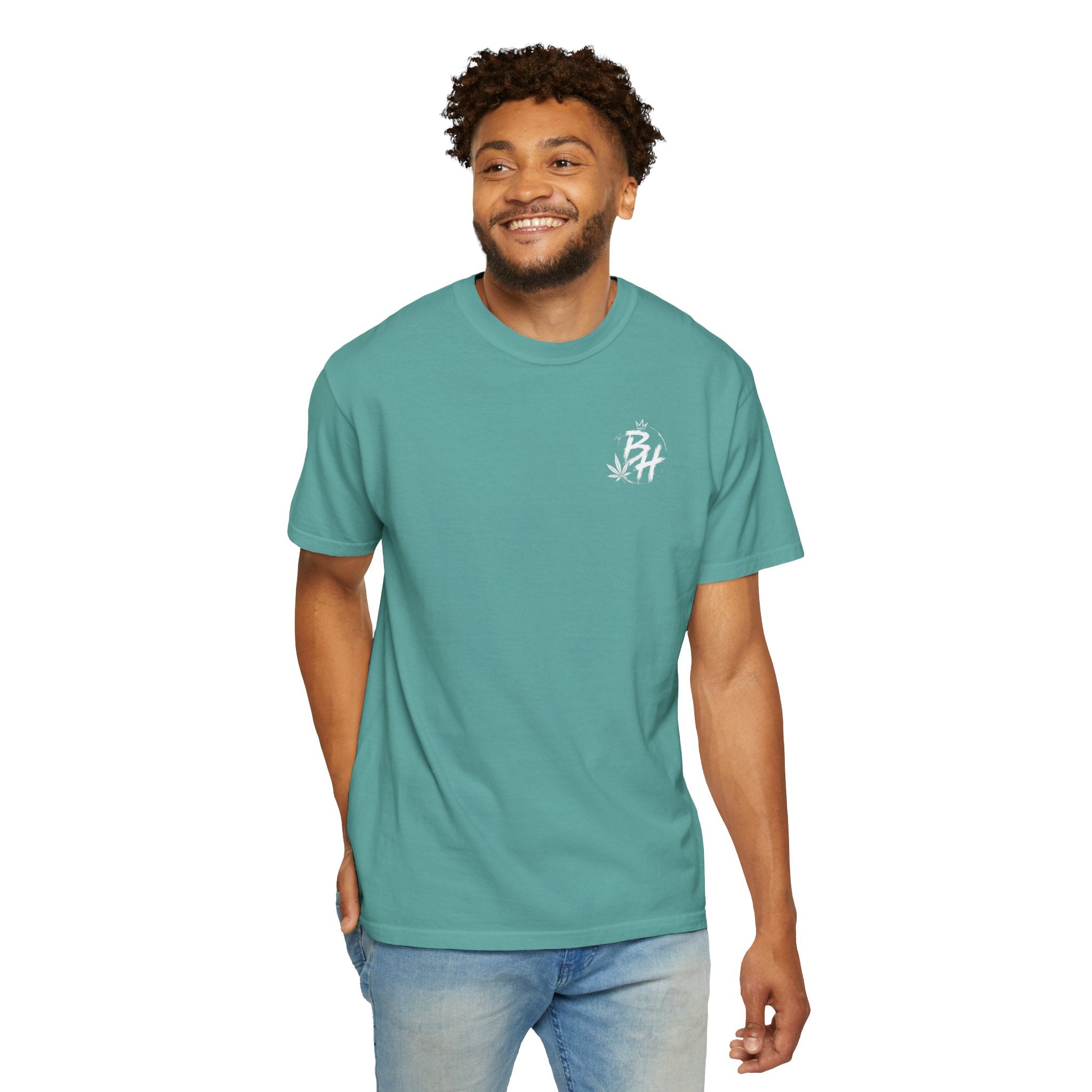 Frog Smoking Galaxy T-Shirt — 'Bonthigh' Retro Neon Graphic Tee