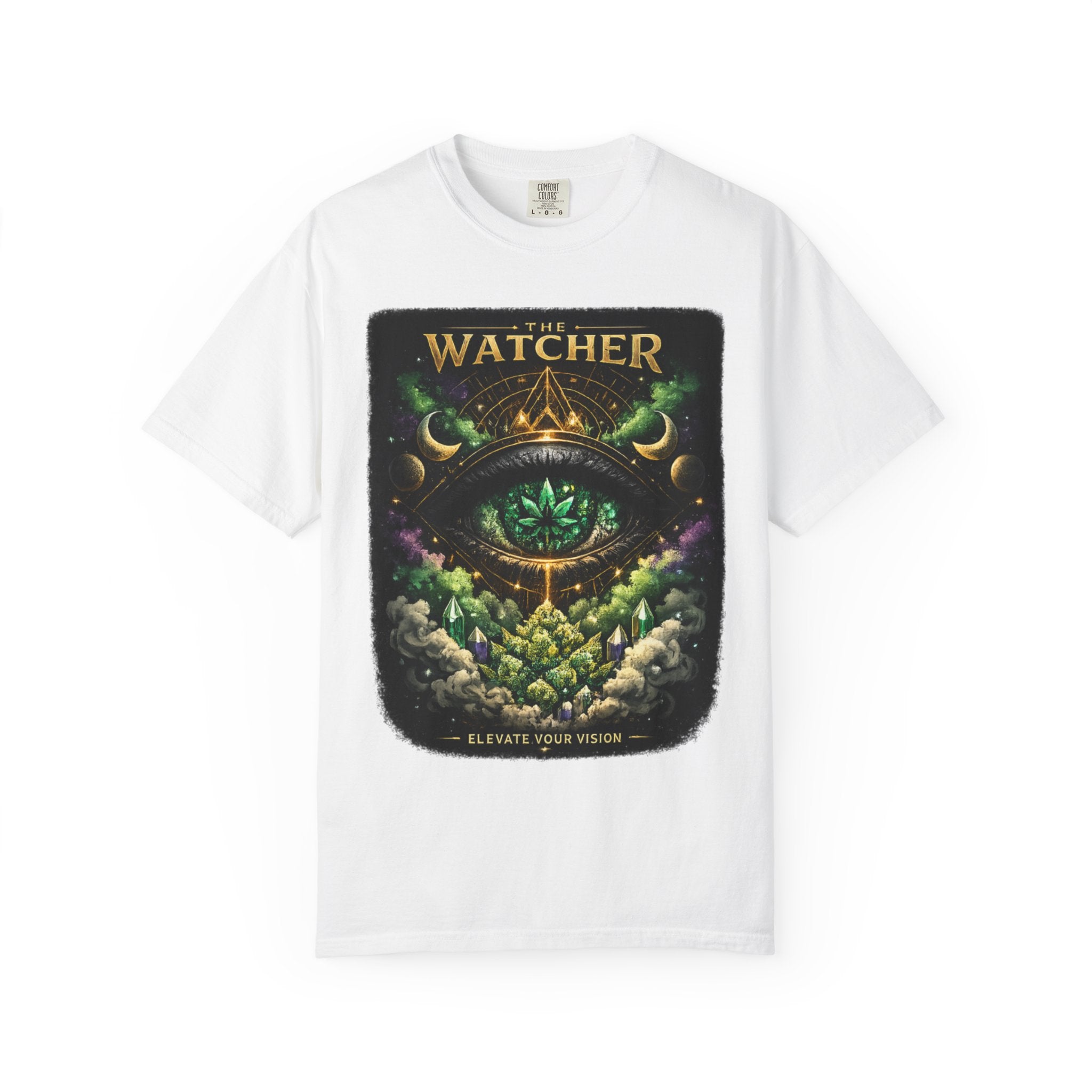 The Watcher T-Shirt — Mystical Eye Forest Graphic Tee