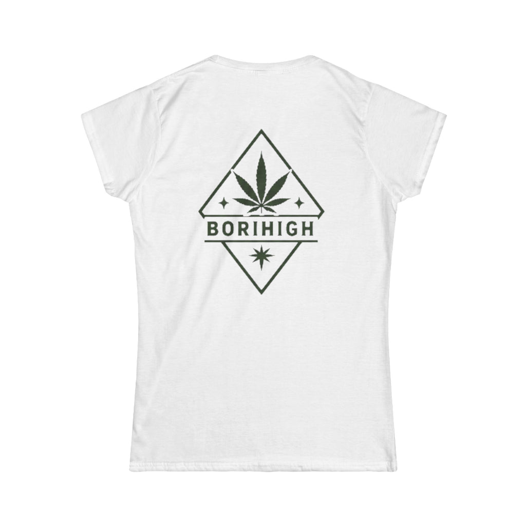 Good Vibes Only Tee — Women's Cannabis Leaf Graphic Shirt