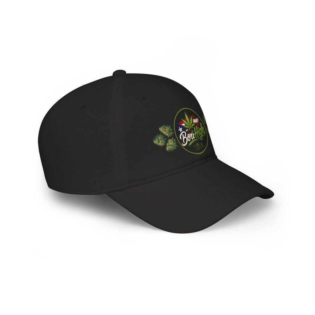 Born High Cannabis Embroidered Baseball Cap