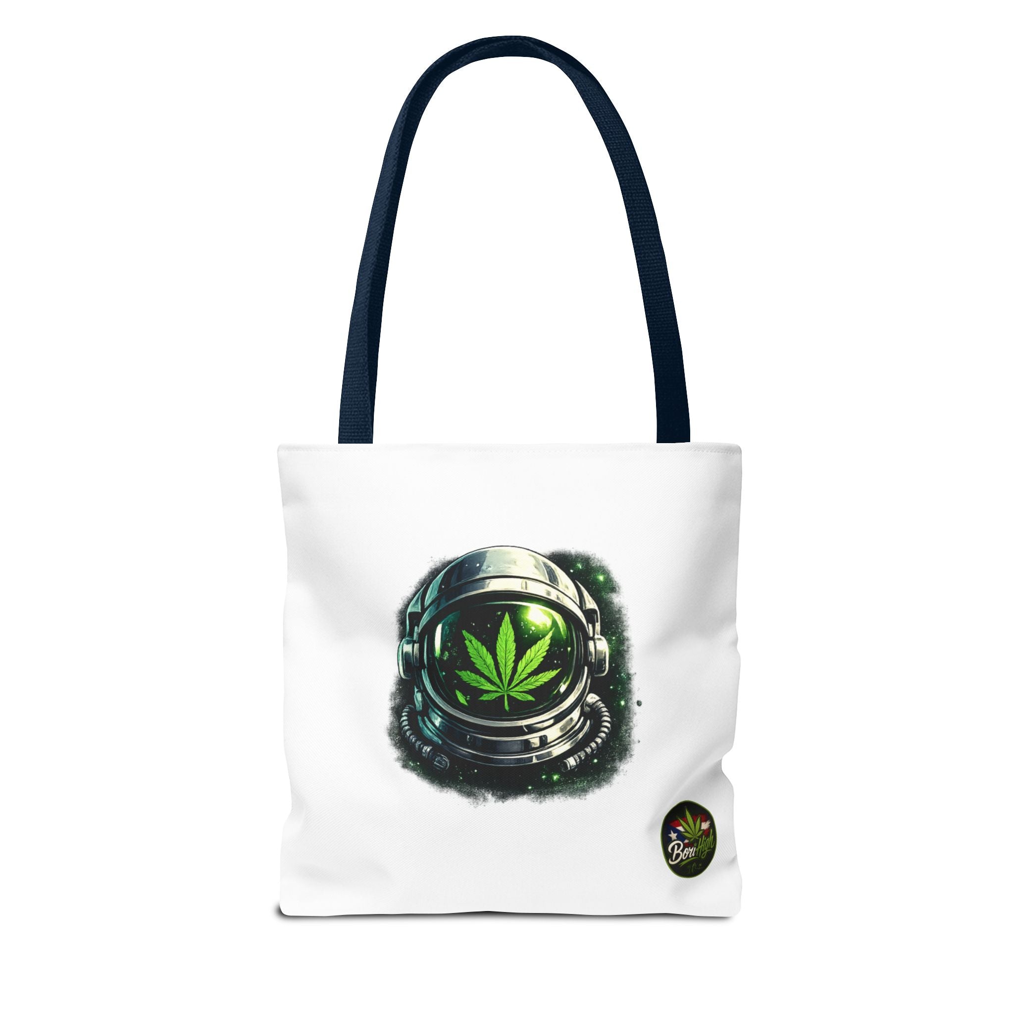 Astro Leaf Tote Bag — Cannabis Space Astronaut All-Over Print Tote