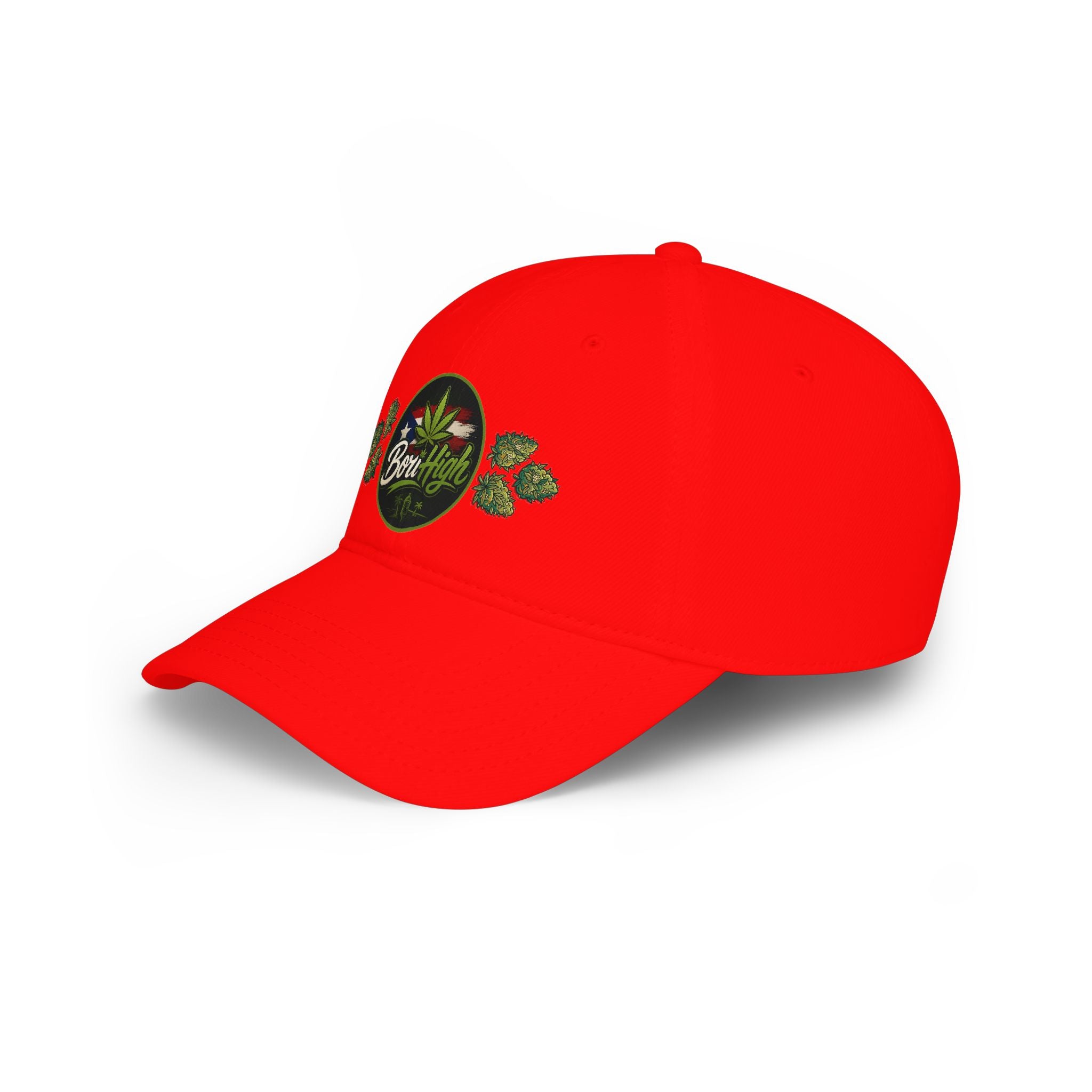 Born High Cannabis Embroidered Baseball Cap
