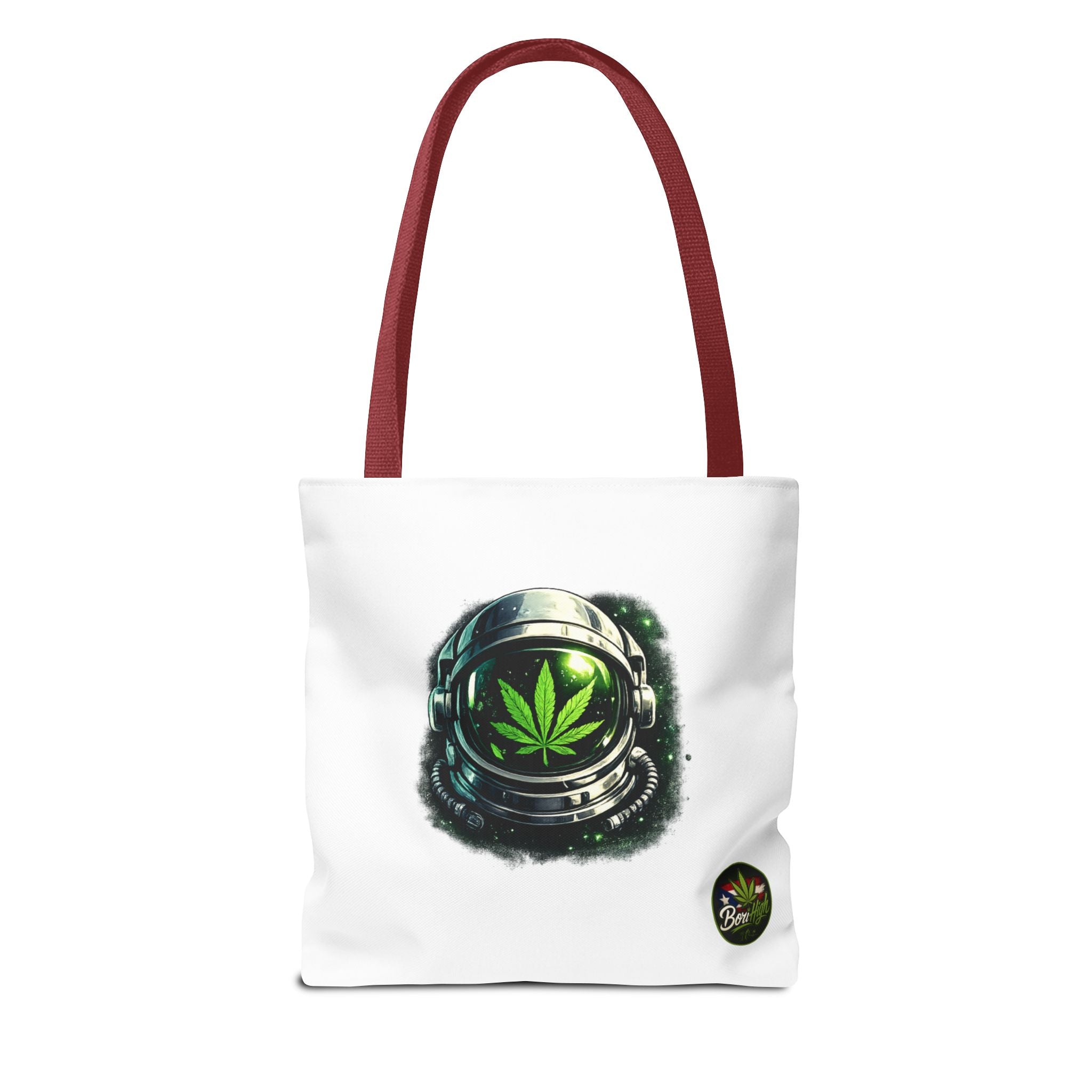 Astro Leaf Tote Bag — Cannabis Space Astronaut All-Over Print Tote