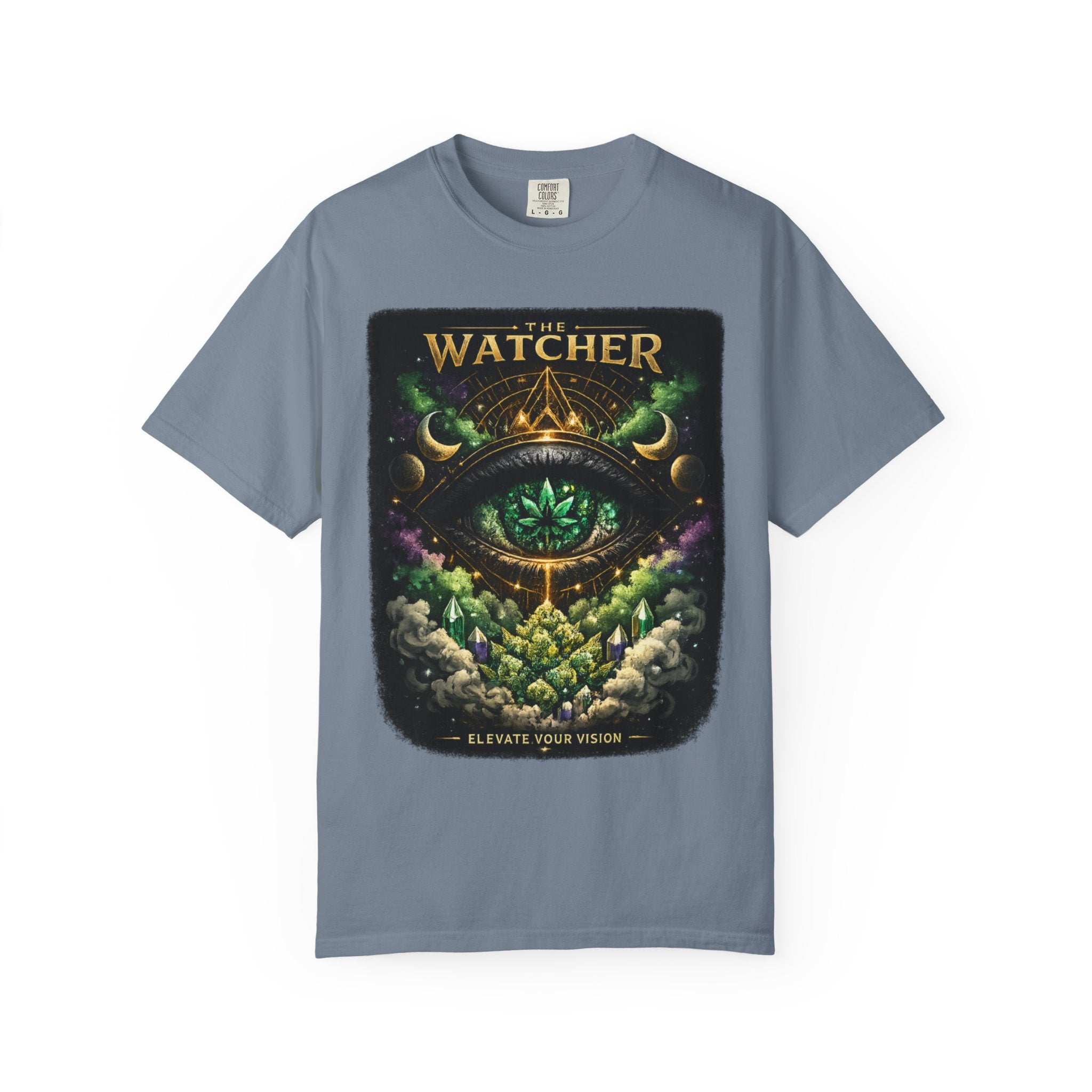 The Watcher T-Shirt — Mystical Eye Forest Graphic Tee