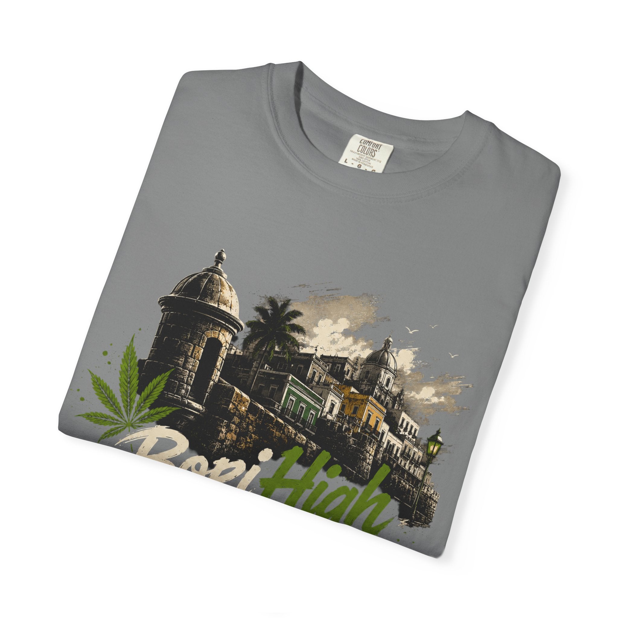 Bori High Puerto Rico Vintage Castillo Graphic T-Shirt
