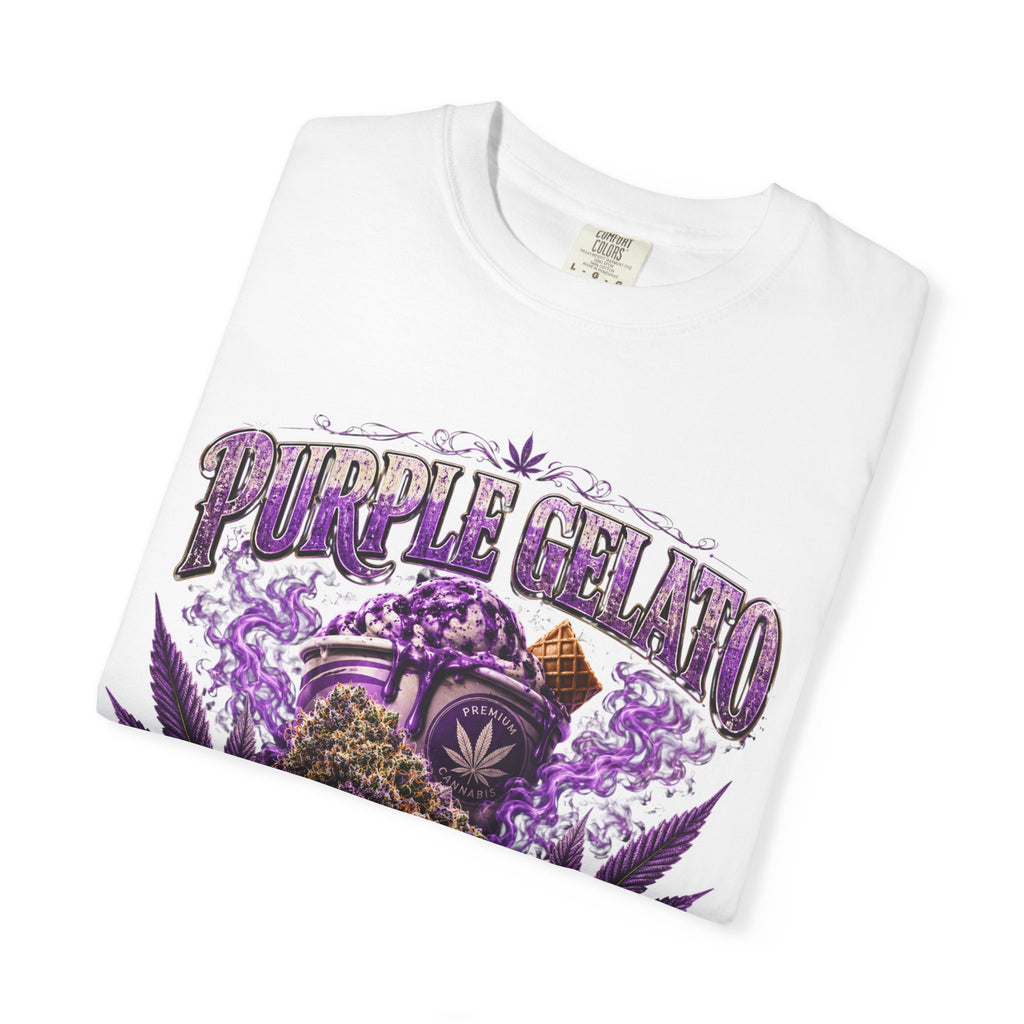 T-Shirt — "Purple Gelato" Cannabis Graphic Tee