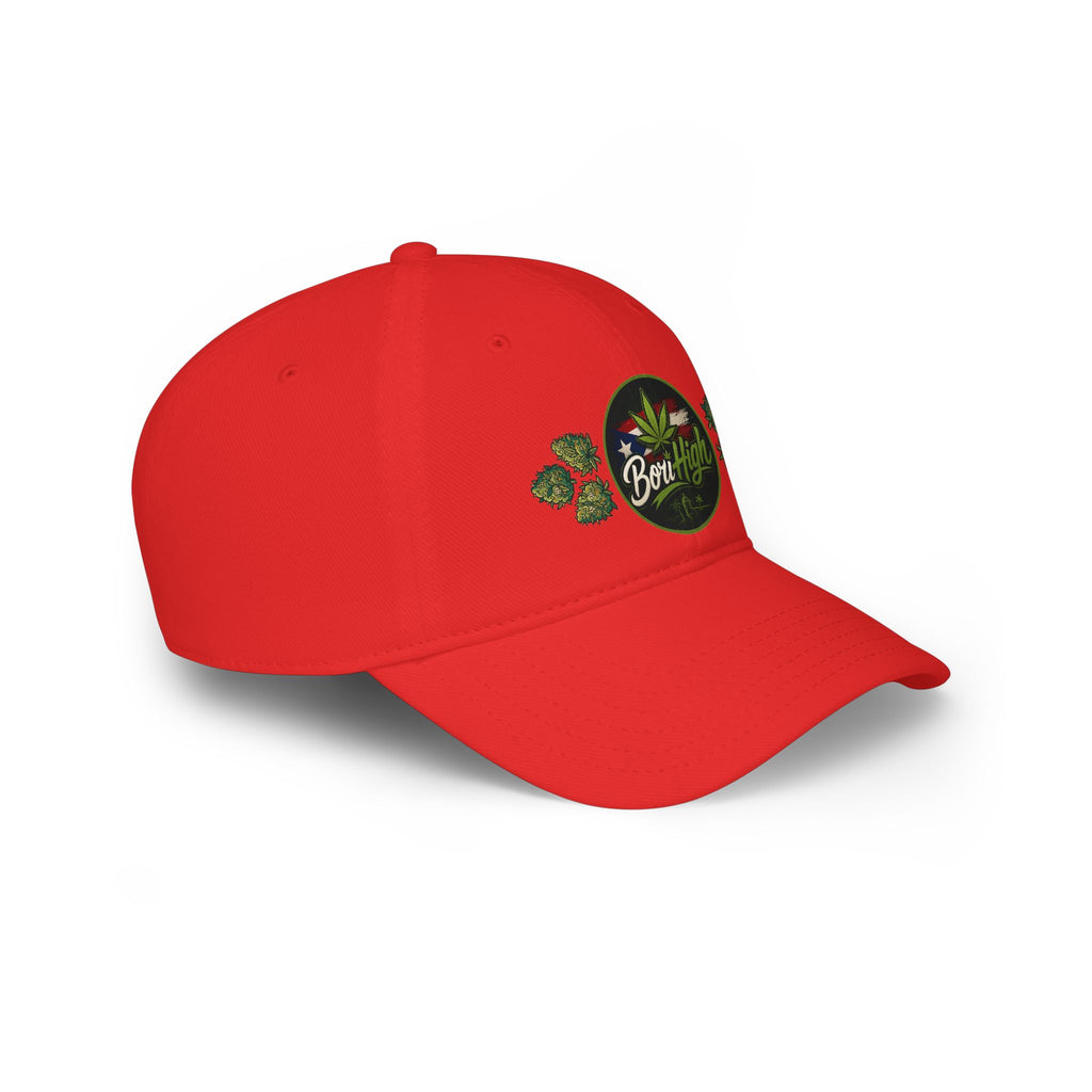 Born High Cannabis Embroidered Baseball Cap