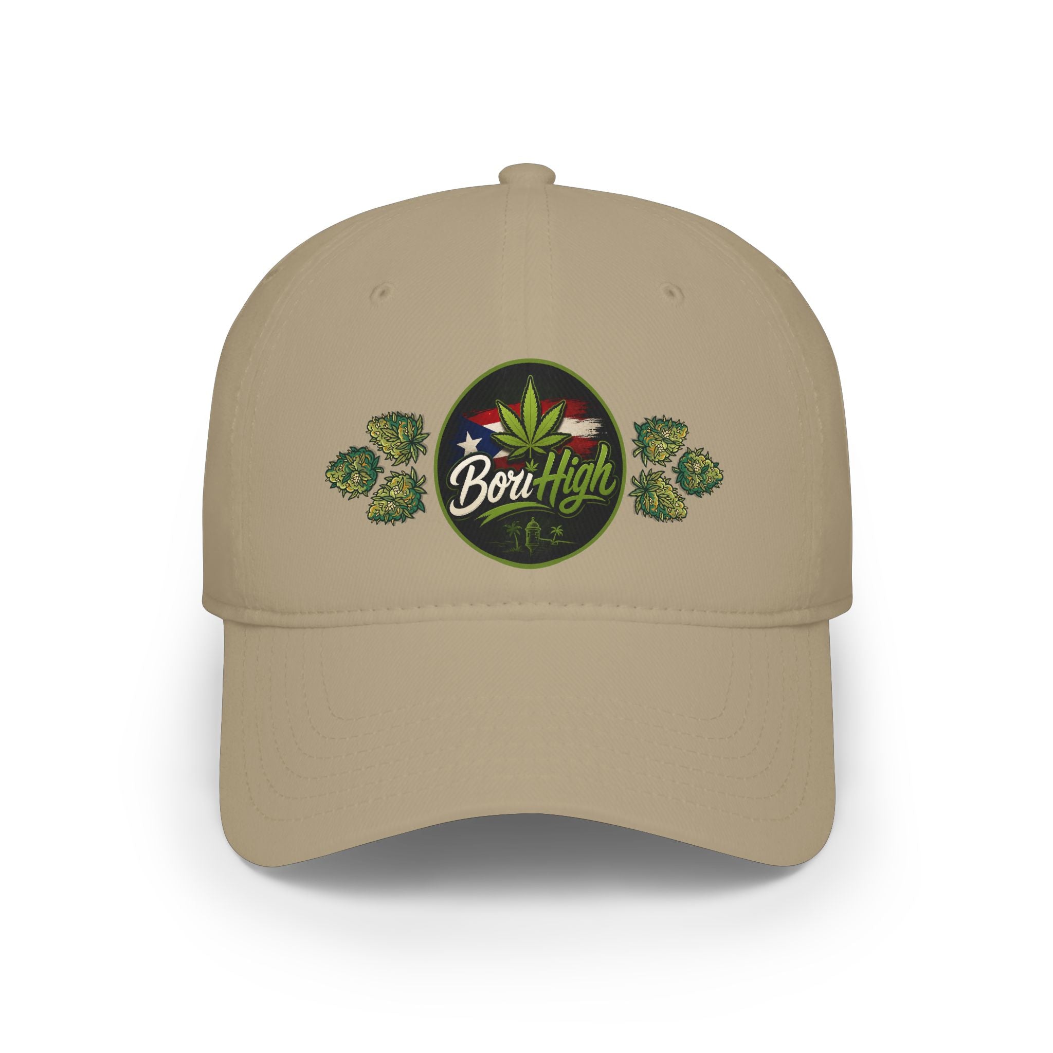 Born High Cannabis Embroidered Baseball Cap
