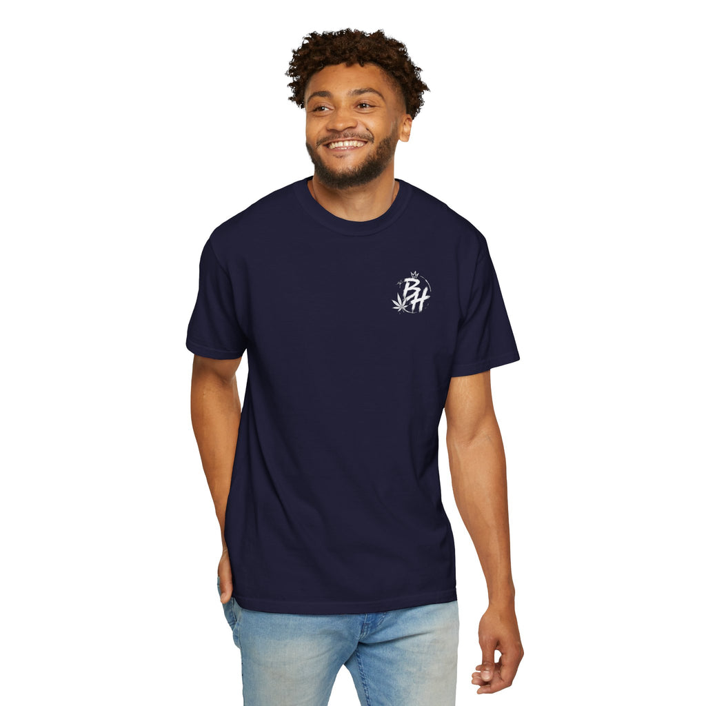 Frog Smoking Galaxy T-Shirt — 'Bonthigh' Retro Neon Graphic Tee