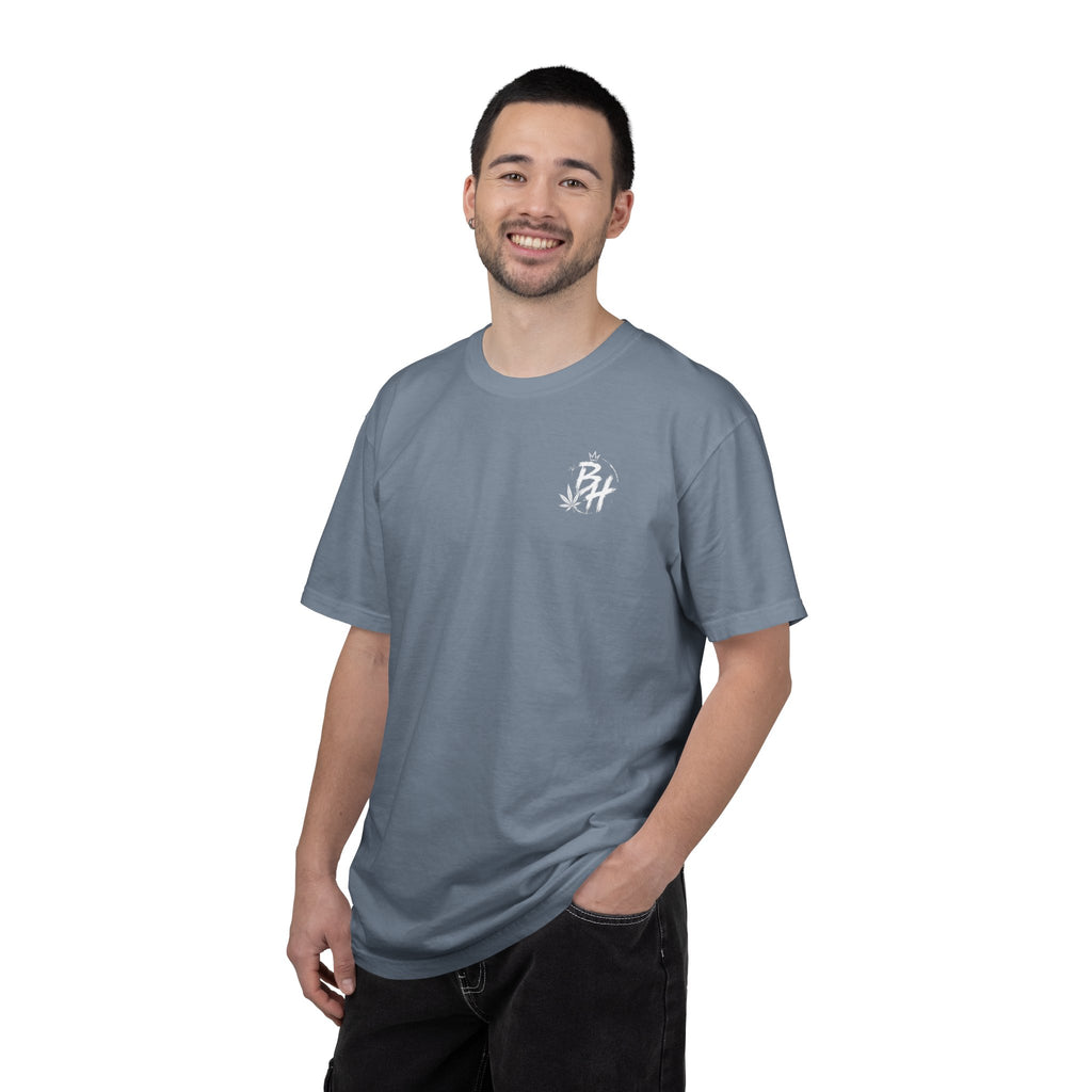 Frog Smoking Galaxy T-Shirt — 'Bonthigh' Retro Neon Graphic Tee