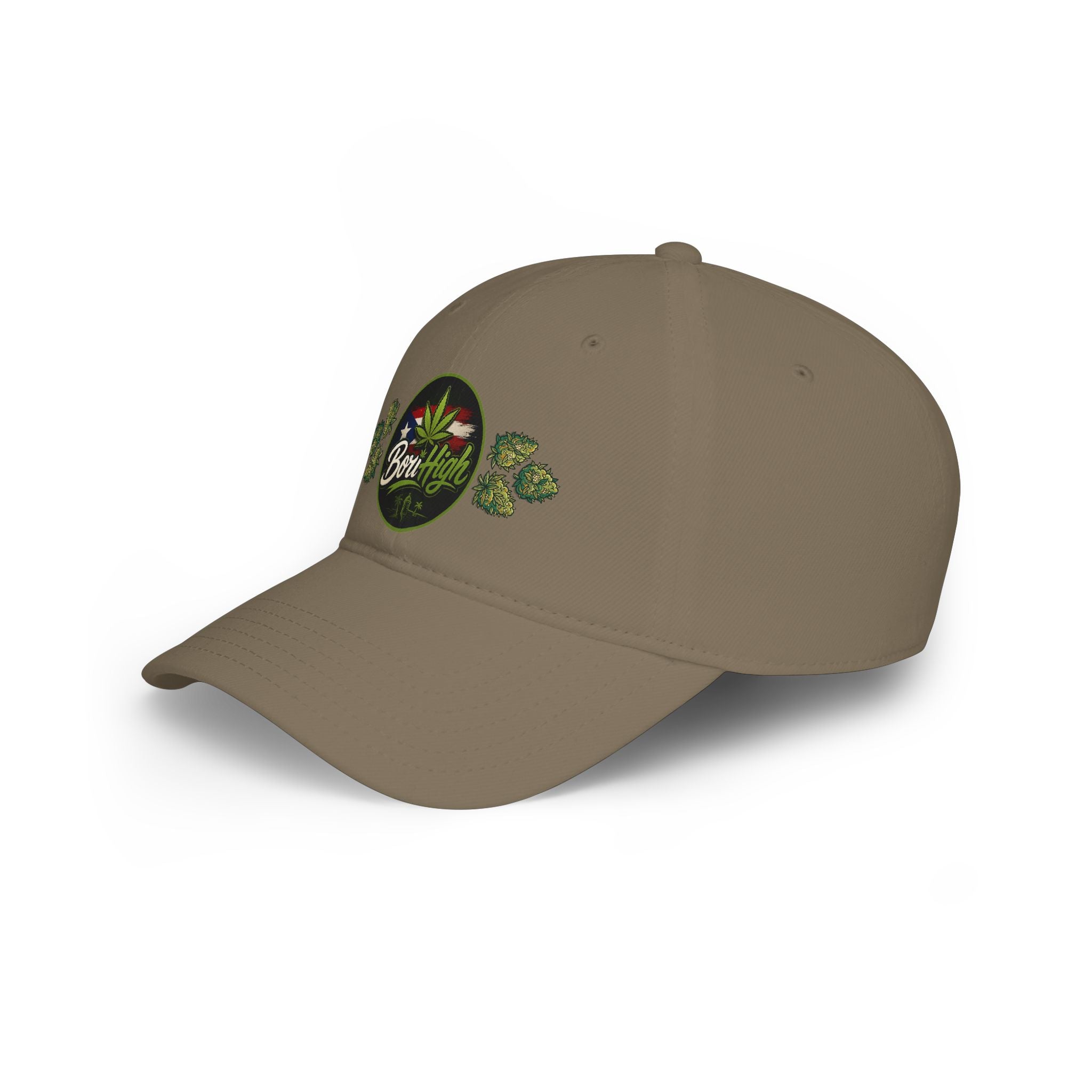 Born High Cannabis Embroidered Baseball Cap