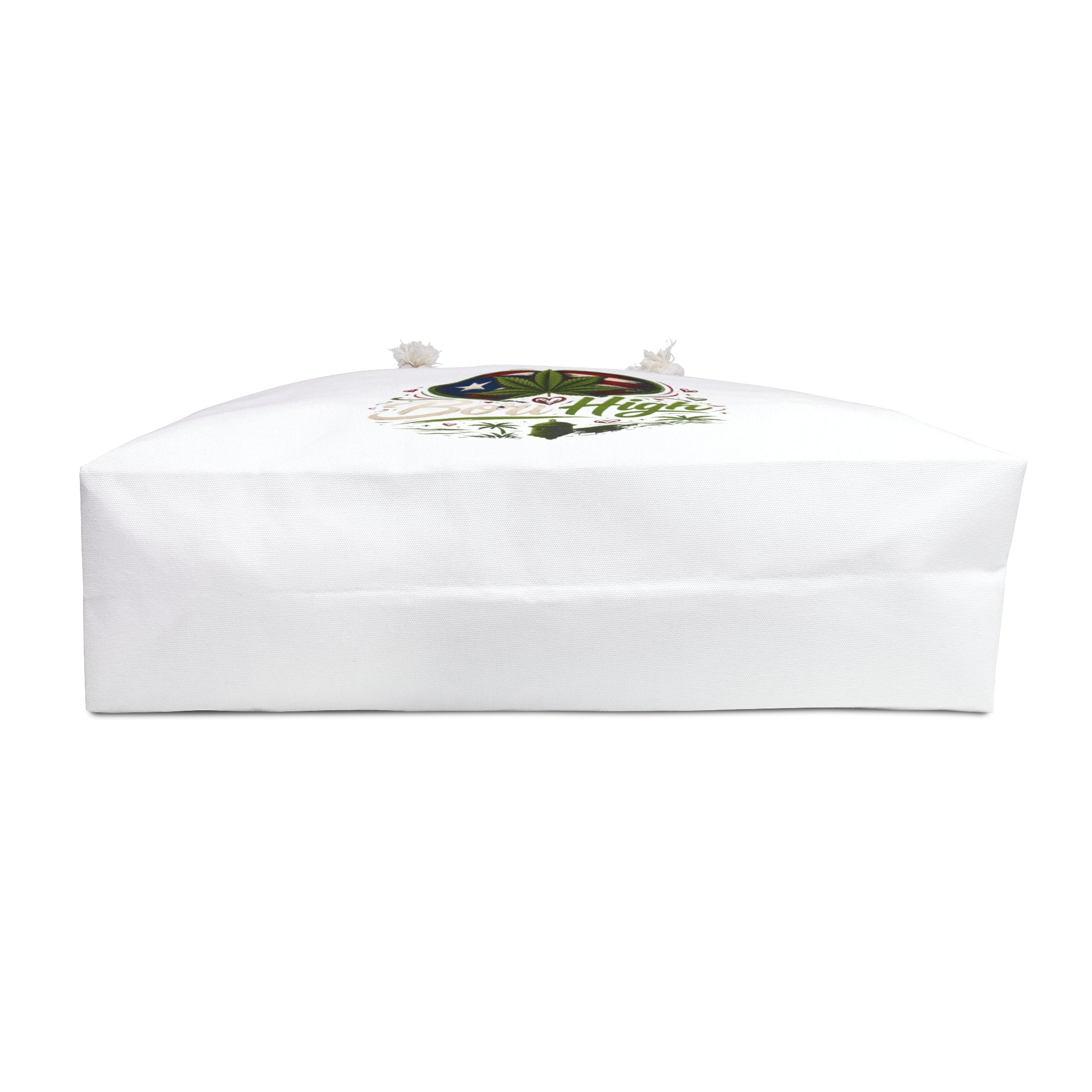 Puerto Rico 'Born High' Weekender Bag – Cannabis Leaf Heart Travel Tote