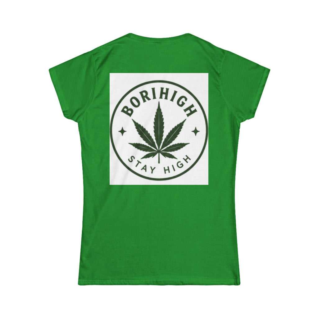 Naturally Elevated Tee — Women's Cannabis Leaf Graphic Shirt