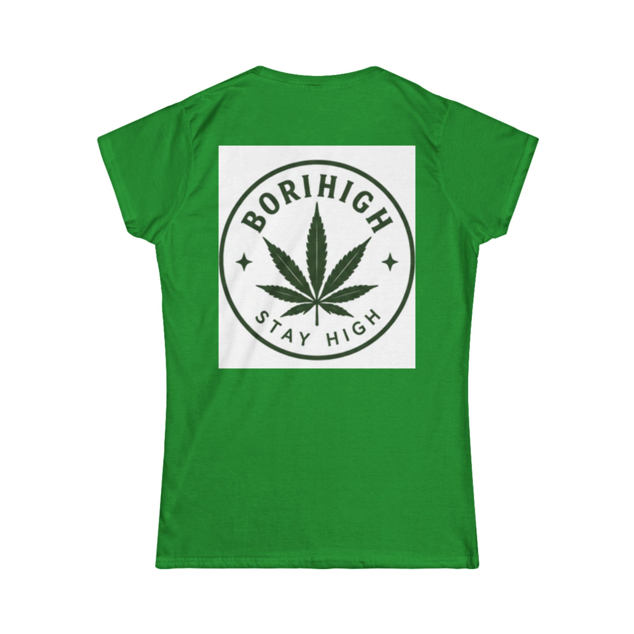 Naturally Elevated Tee — Women's Cannabis Leaf Graphic Shirt