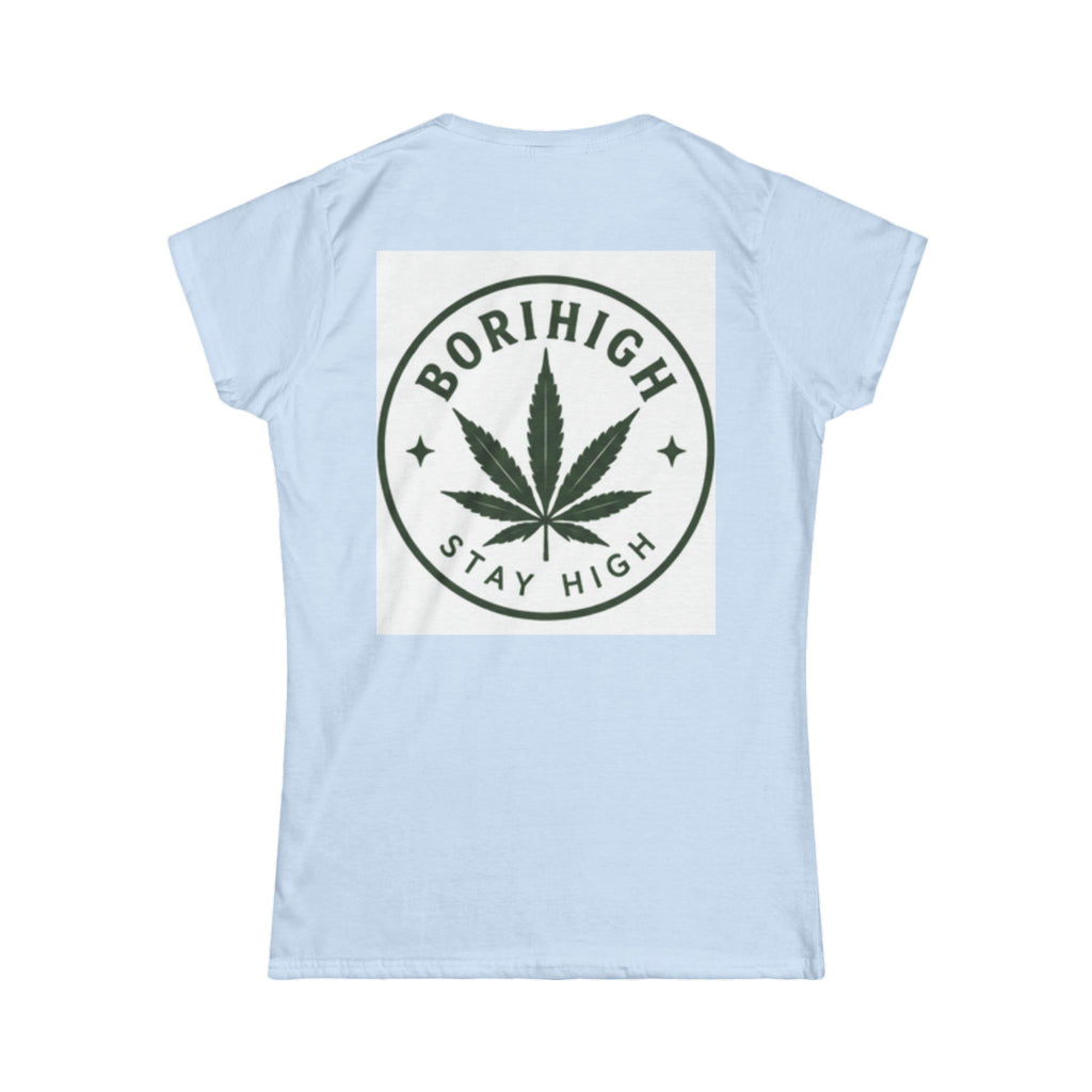 Naturally Elevated Tee — Women's Cannabis Leaf Graphic Shirt