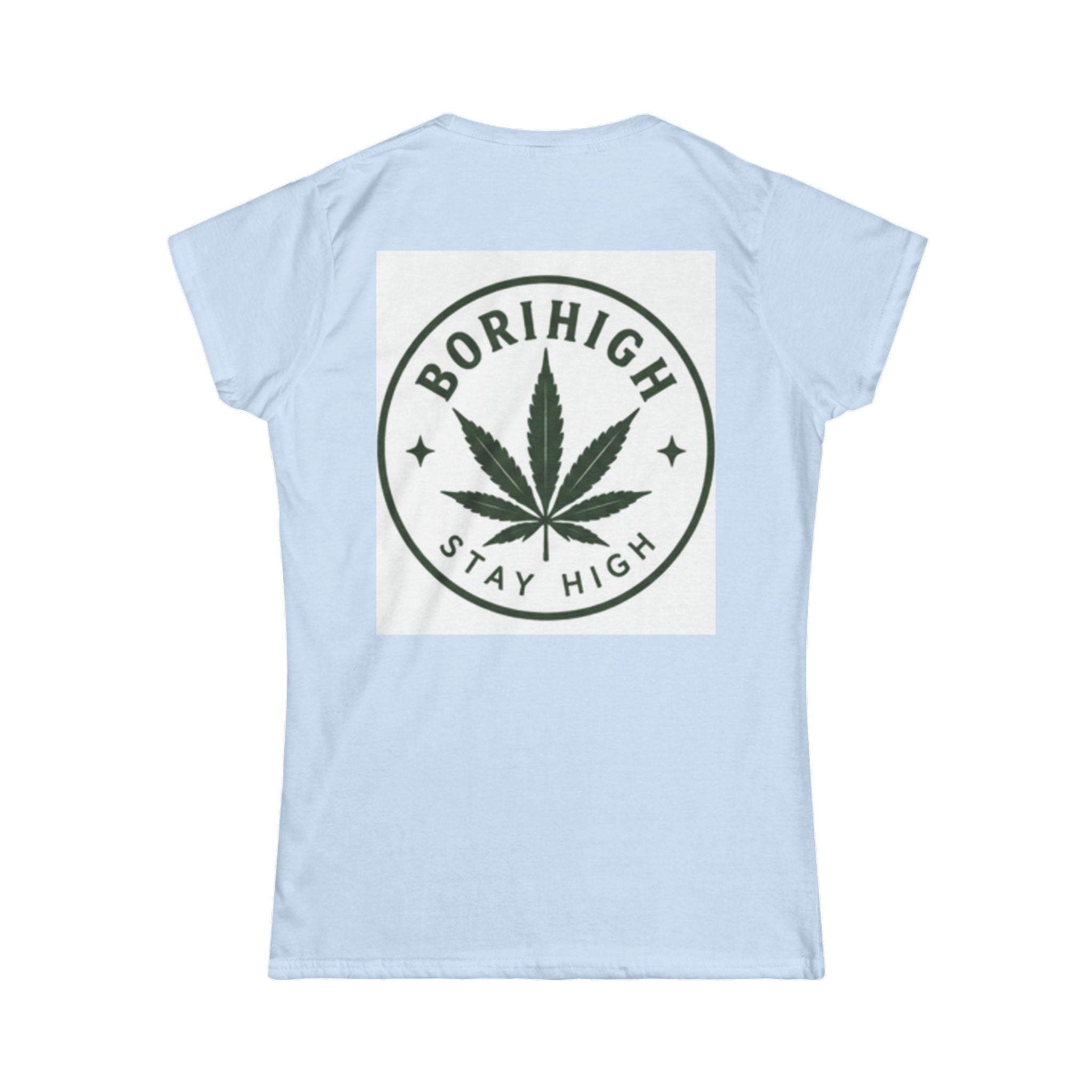 Naturally Elevated Tee — Women's Cannabis Leaf Graphic Shirt