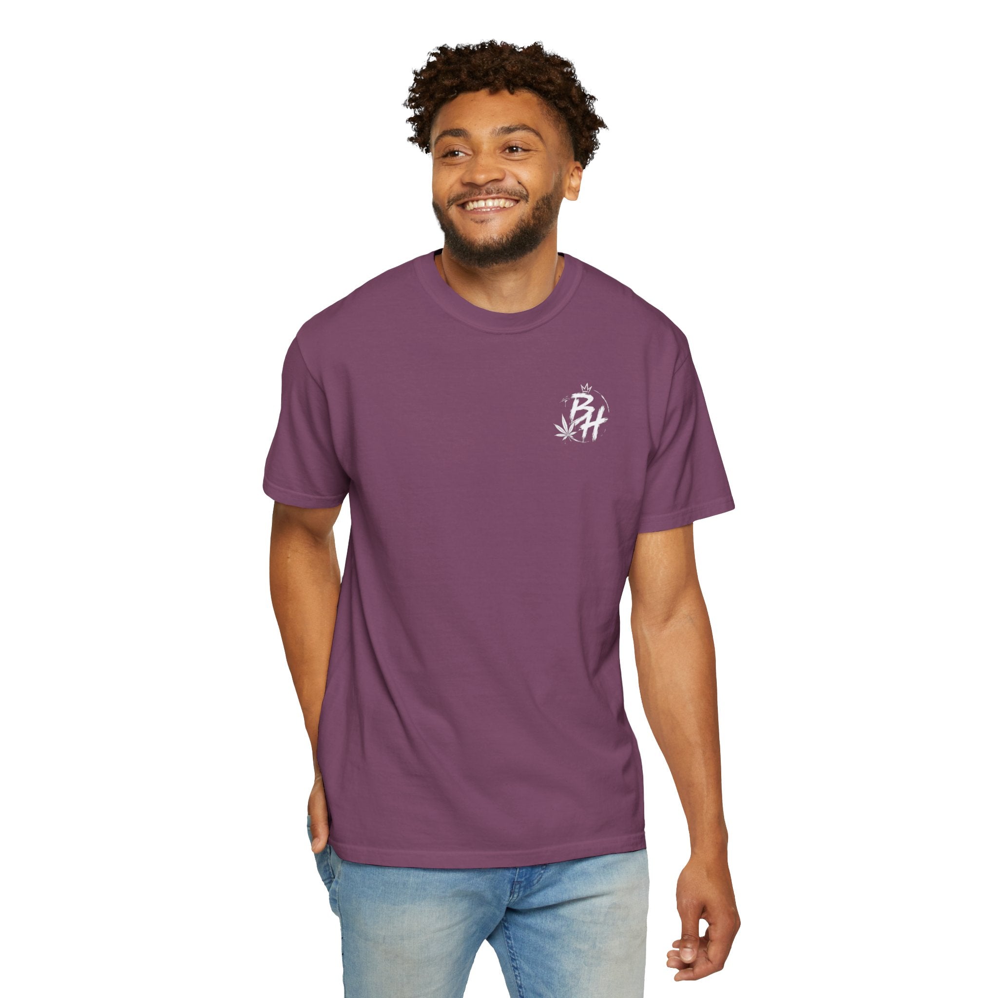 Frog Smoking Galaxy T-Shirt — 'Bonthigh' Retro Neon Graphic Tee