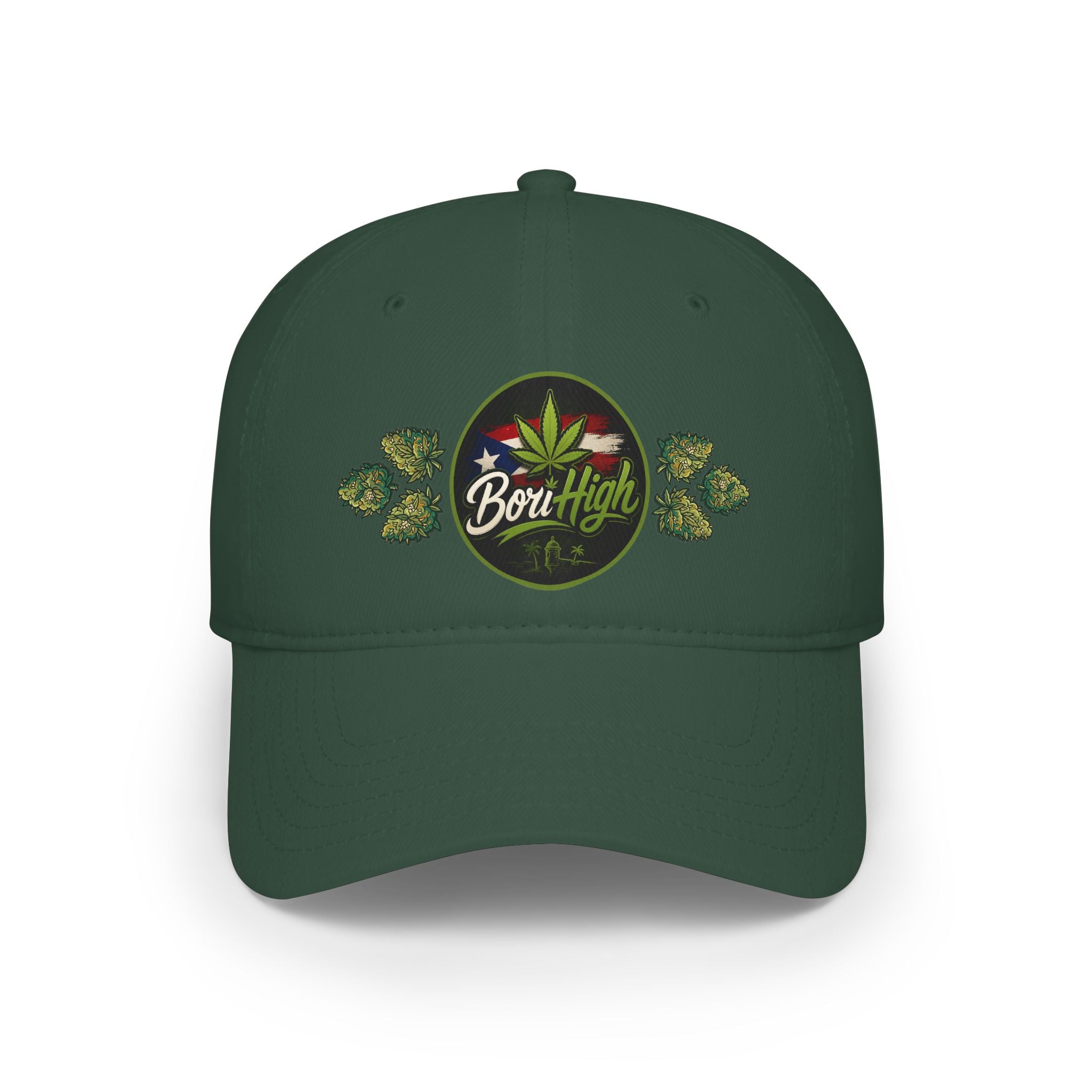 Born High Cannabis Embroidered Baseball Cap