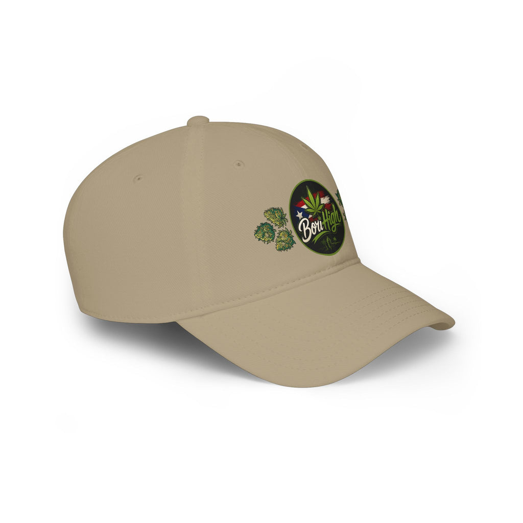 Born High Cannabis Embroidered Baseball Cap