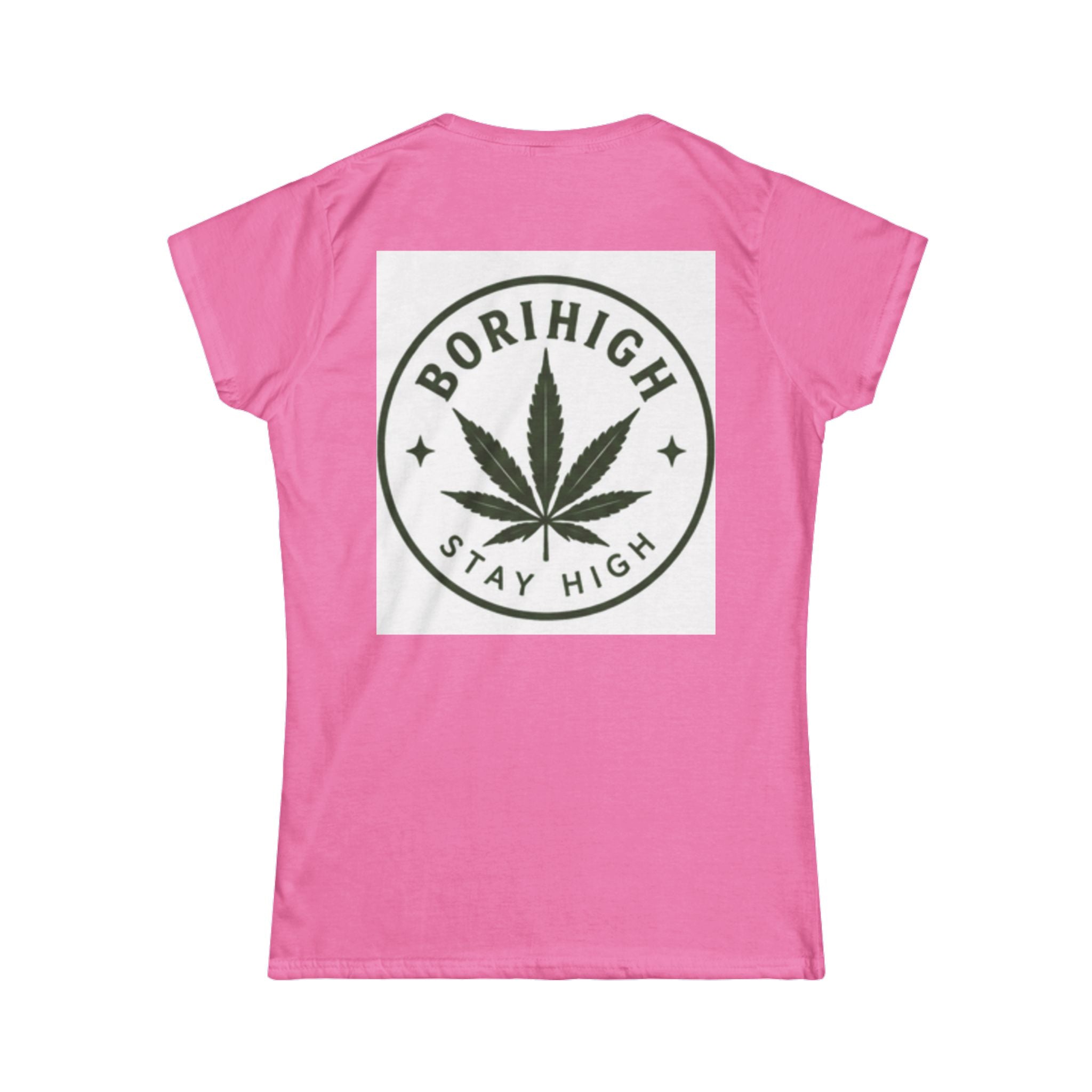 Naturally Elevated Tee — Women's Cannabis Leaf Graphic Shirt