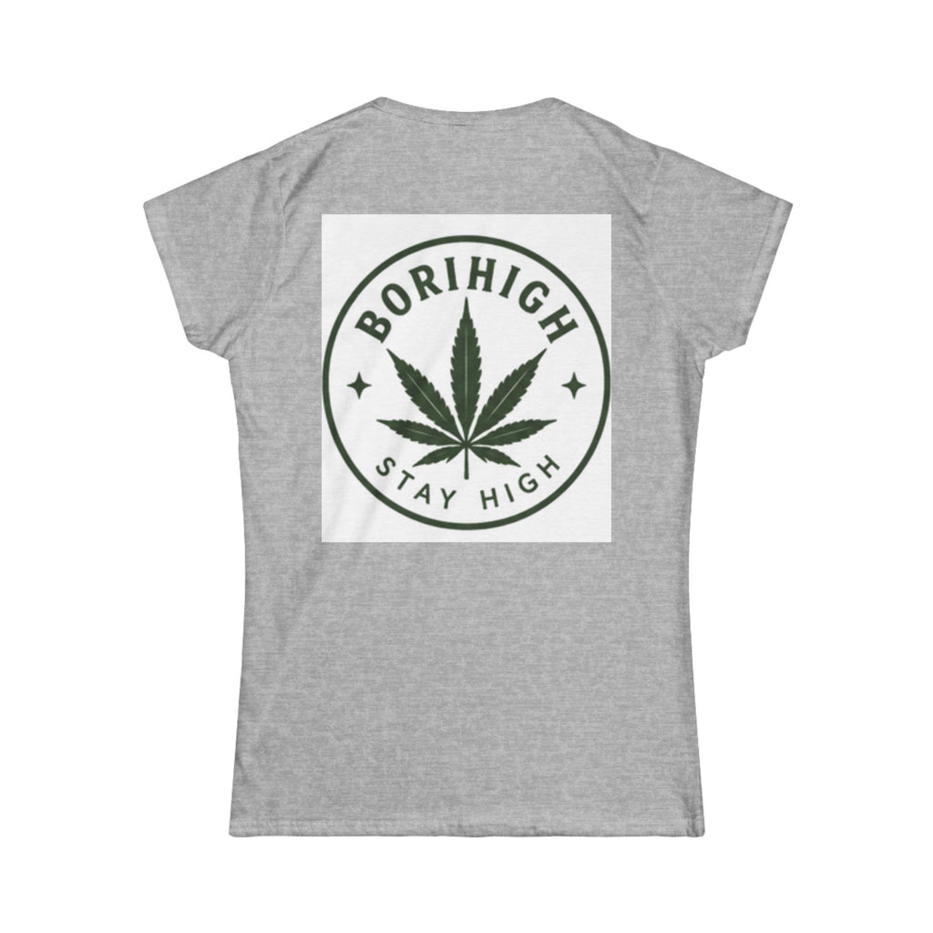 Naturally Elevated Tee — Women's Cannabis Leaf Graphic Shirt