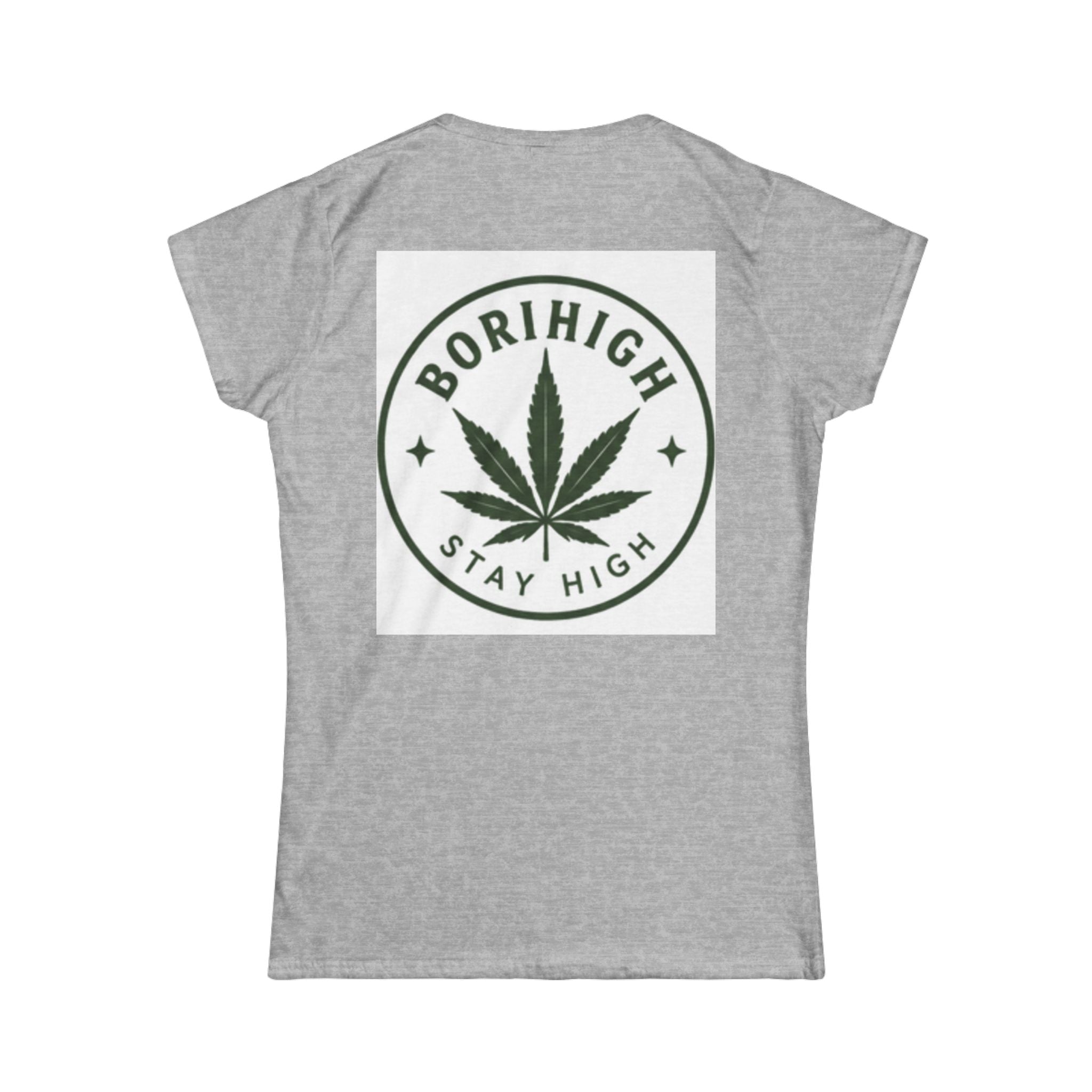 Naturally Elevated Tee — Women's Cannabis Leaf Graphic Shirt