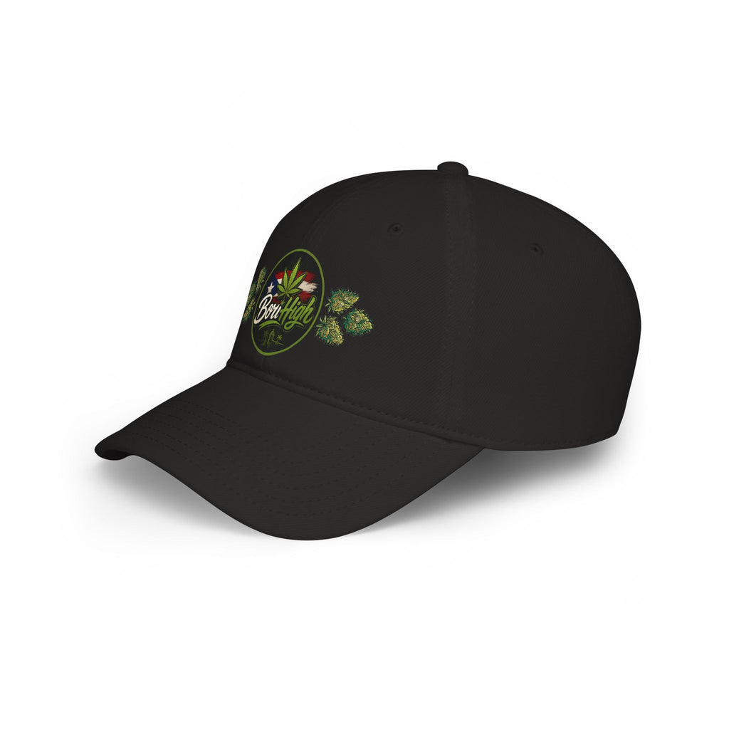Born High Cannabis Embroidered Baseball Cap